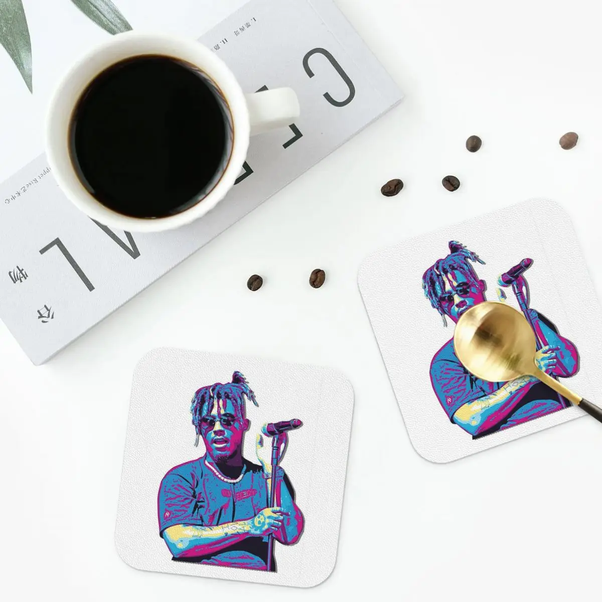 Juice Wrld Retro Coasters Kitchen Placemats Waterproof Insulation Cup Coffee Mats For Decor Home Tableware Pads Set of 4
Juice Wrld Retro Coasters Kitchen Placemats Waterproof Insulation Cup Coffee Mats For Decor Home Tableware Pads Set of 4