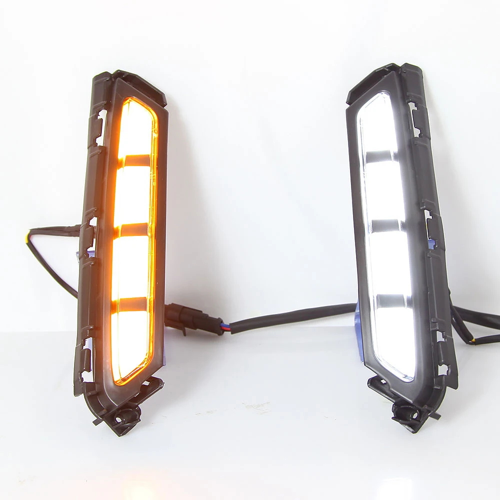 Prominent 2Pcs Front Bumper LED Daytime Running Light Fog Lamp With Yellow Turn Signal Light DRL For Elantra 2019 2020
Prominent 2Pcs Front Bumper LED Daytime Running Light Fog Lamp With Yellow Turn Signal Light DRL For Elantra 2019 2020