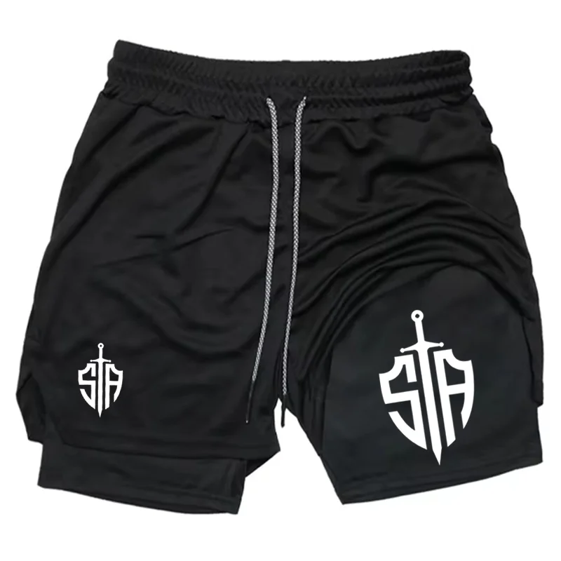 Vintage Football Club Logo Print 2-Layer Black Shorts, Lightweight Moisture-Wicking, Perfect for Workout Casual Streetweardf0475
Vintage Football Club Logo Print 2-Layer Black Shorts, Lightweight Moisture-Wicking, Perfect for Workout Casual Streetweardf0475