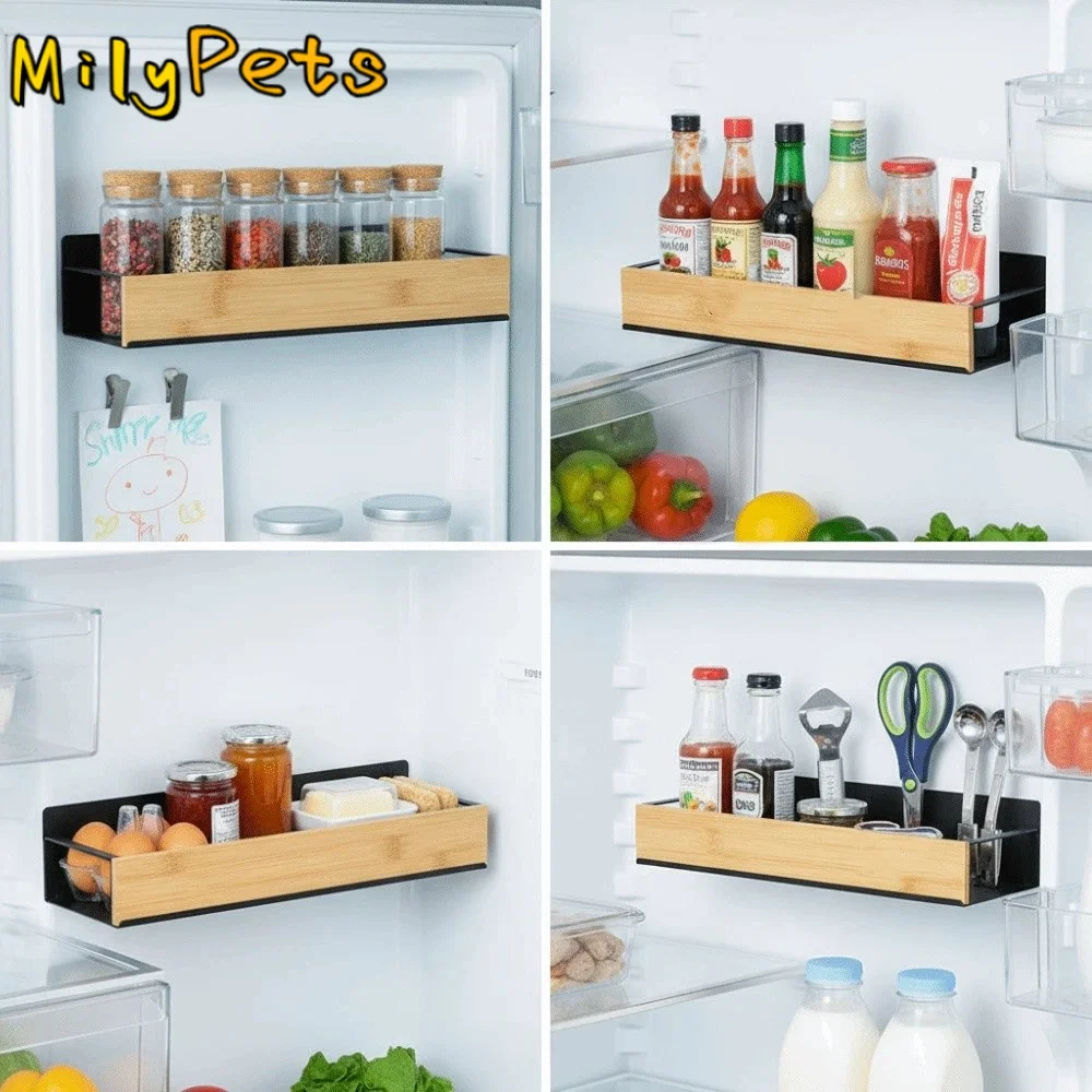 Strong Magnet Magnetic Fridge Organizer Shelf No Drilling Metal Refrigerator Side Storage Basket Durable Sturdy Material
Strong Magnet Magnetic Fridge Organizer Shelf No Drilling Metal Refrigerator Side Storage Basket Durable Sturdy Material