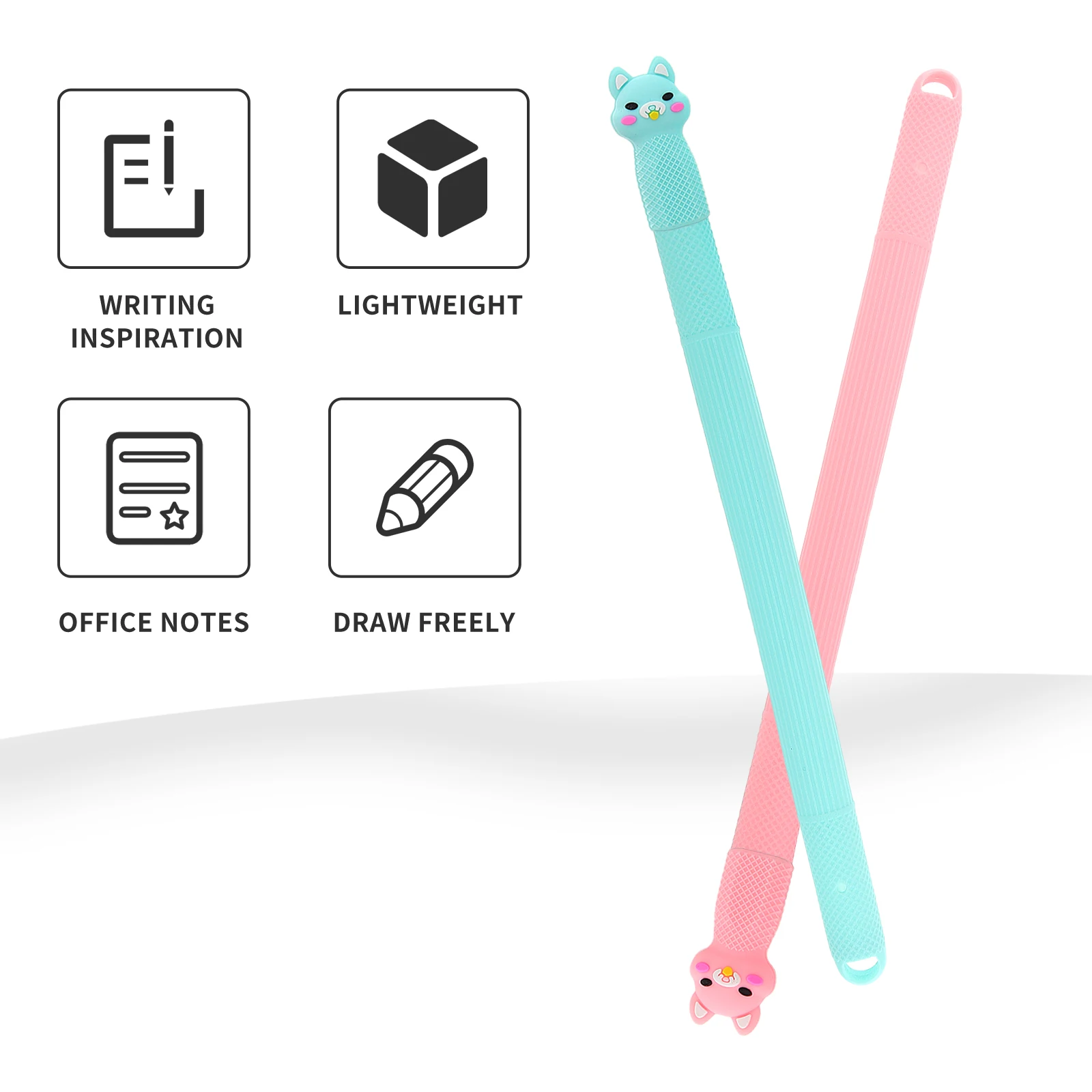 2pcs Silicone Anti-Slip Protective Covers For Pencil 2 Anti-Drop Dust-Proof Stylus Sleeve Nonskid Pen Tip Cover Lovely
2pcs Silicone Anti-Slip Protective Covers For Pencil 2 Anti-Drop Dust-Proof Stylus Sleeve Nonskid Pen Tip Cover Lovely