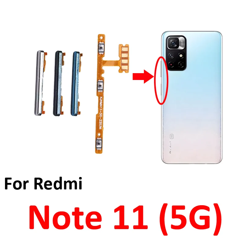 Для Xiaomi Redmi Note 11 5G новая боковая кнопка громкости вверх и вниз клавиша управления внутренний гибкий кабель запасная часть для Note 11
Для Xiaomi Redmi Note 11 5G новая боковая кнопка громкости вверх и вниз клавиша управления внутренний гибкий кабель запасная часть для Note 11