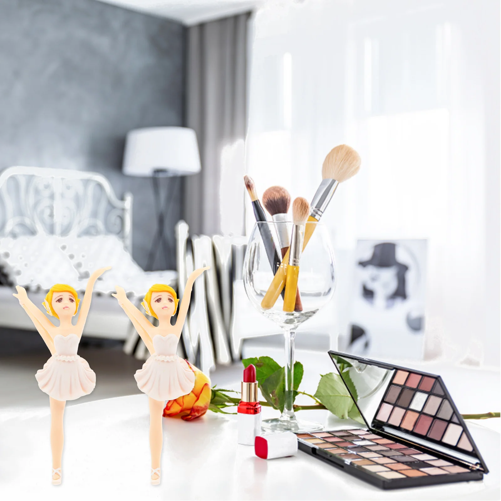 6Pcs Ballet Girl Keychain Pendants Plastic Micro Landscape Ornaments Cake Topper DIY Crafts Props Succulent Moss Fairy Garden
6Pcs Ballet Girl Keychain Pendants Plastic Micro Landscape Ornaments Cake Topper DIY Crafts Props Succulent Moss Fairy Garden