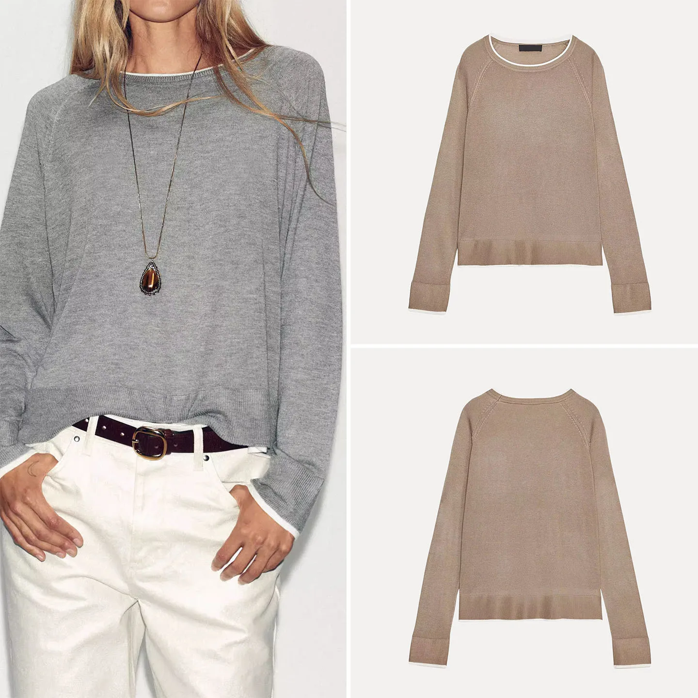 Свободный крой Long Sve круглый Ne двухслойный простой трикотаж, осеннее новое поступление, женский модный повседневный удобный топ
Свободный крой Long Sve круглый Ne двухслойный простой трикотаж, осеннее новое поступление, женский модный повседневный удобный топ