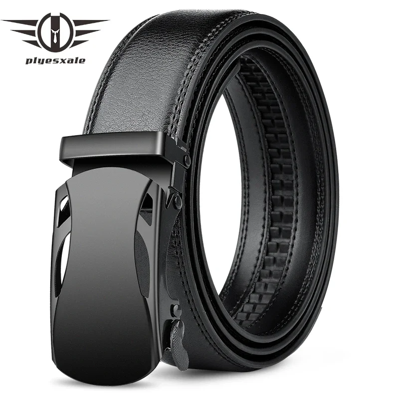 Plyesxale Black Men Belt Genuine Leather Luxury High Quality Formal Dress Belts For Men Click Sliding Buckle Ratchet Belt B268
Plyesxale Black Men Belt Genuine Leather Luxury High Quality Formal Dress Belts For Men Click Sliding Buckle Ratchet Belt B268