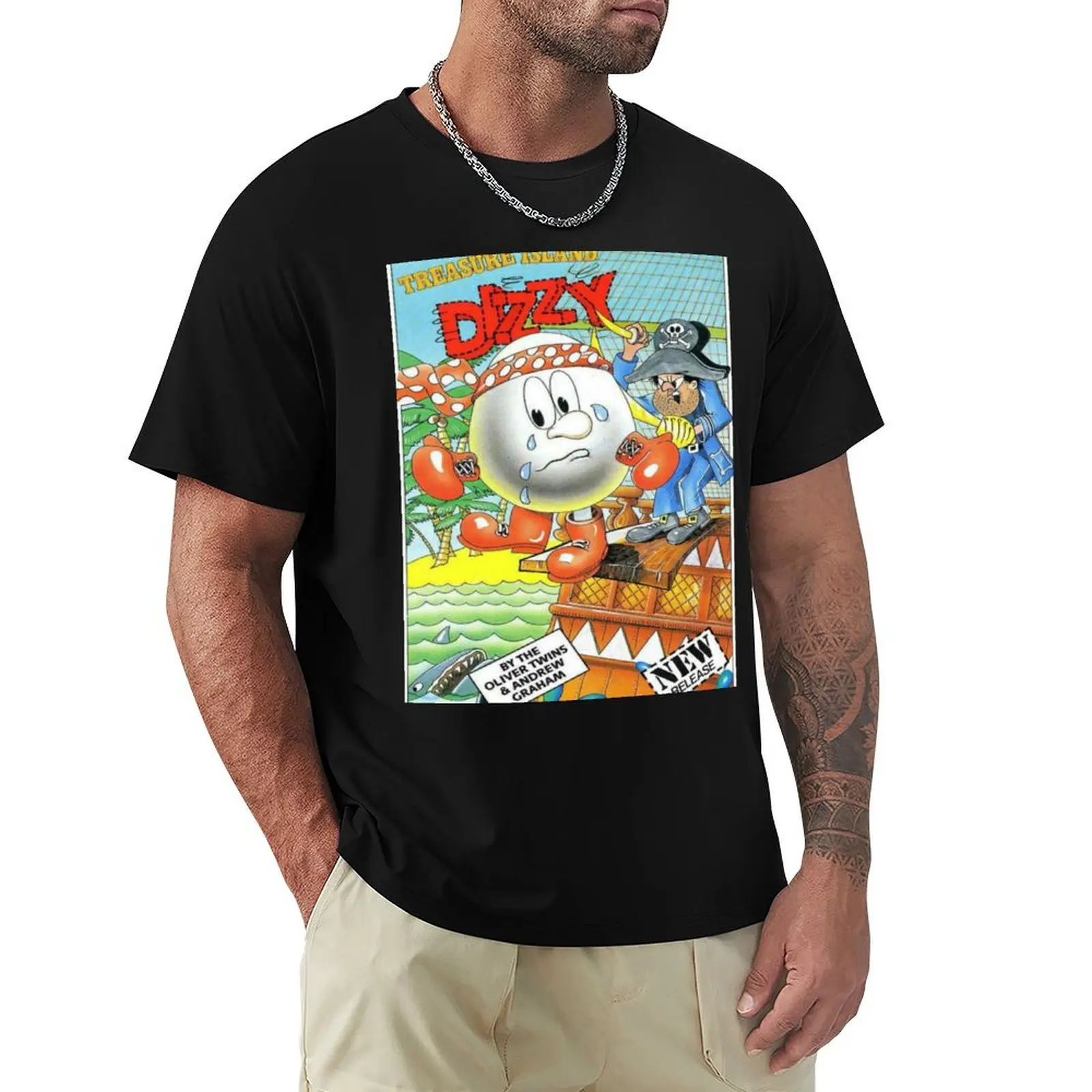 ZX Spectrum Treasure Island Dizzy T-Shirt valentines boutique clothes vintage clothes customs Funny t-shirt cotton t shirt men
ZX Spectrum Treasure Island Dizzy T-Shirt valentines boutique clothes vintage clothes customs Funny t-shirt cotton t shirt men
