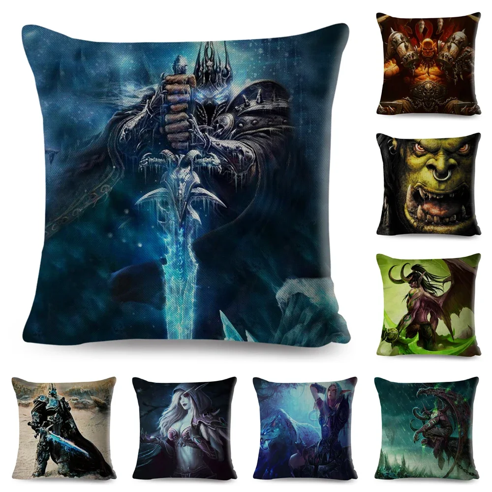 Hot Game WOW Cushion Cover Decor Cartoon Hero Boss Printed for Sofa Home Bedroom Pillow Case 100% Polyester Pillowcase 45x45cm
Hot Game WOW Cushion Cover Decor Cartoon Hero Boss Printed for Sofa Home Bedroom Pillow Case 100% Polyester Pillowcase 45x45cm