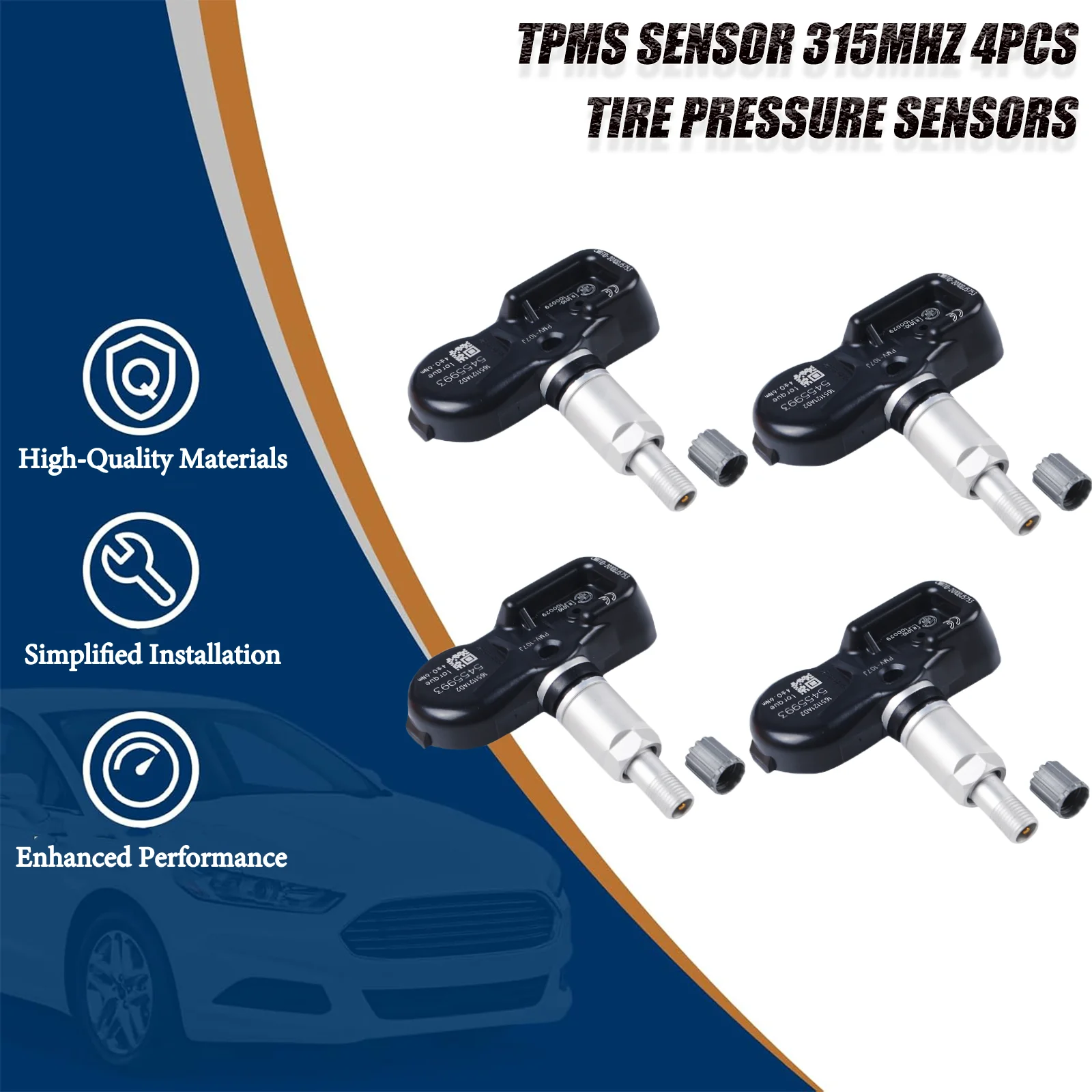 Applicable to FOR Lexus, FOR Toyota ABS Wheel Speed Sensor PMV-107J Air Pressure Monitor Four Installation -4 PCS
Applicable to FOR Lexus, FOR Toyota ABS Wheel Speed Sensor PMV-107J Air Pressure Monitor Four Installation -4 PCS