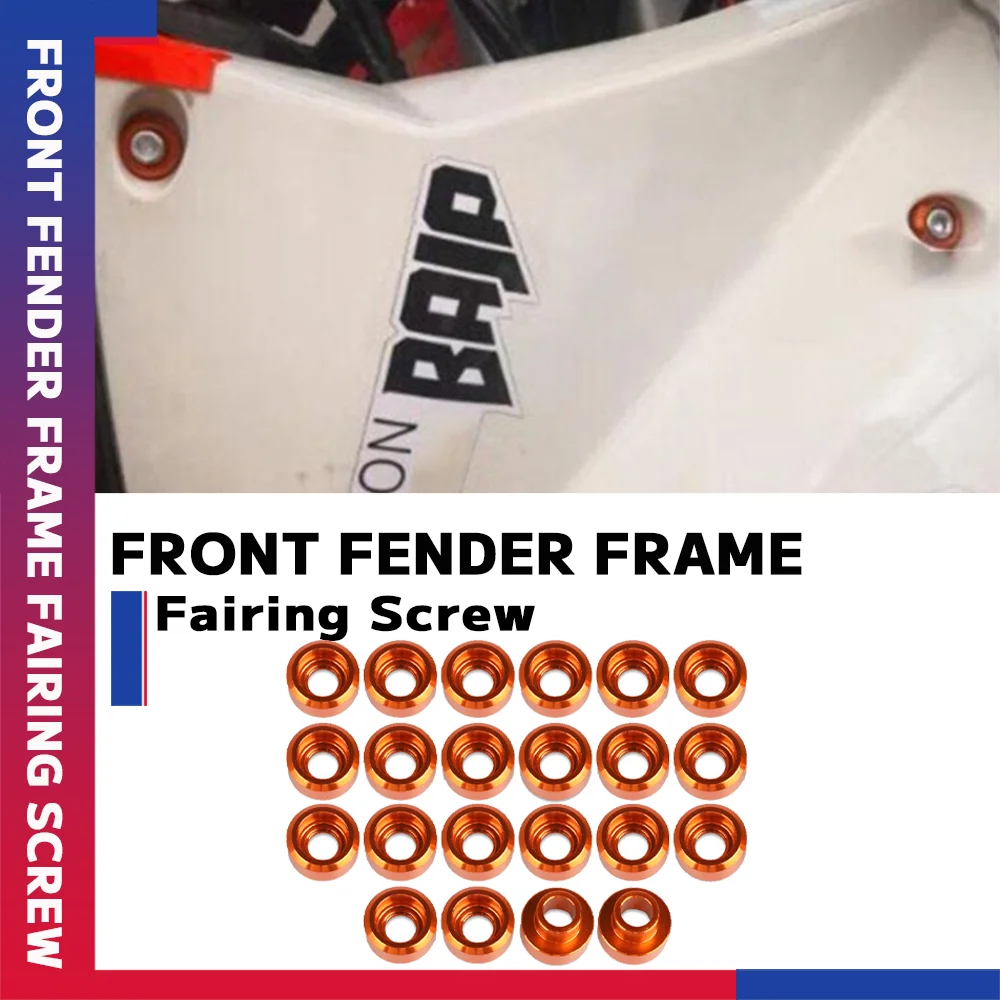 22PCS Motorcycle Windscreen Washer M6 Screws Front Fender Frame Fairing Bolts For 990 ADVENTURE /S/R ADV S R 2006-2013
22PCS Motorcycle Windscreen Washer M6 Screws Front Fender Frame Fairing Bolts For 990 ADVENTURE /S/R ADV S R 2006-2013
