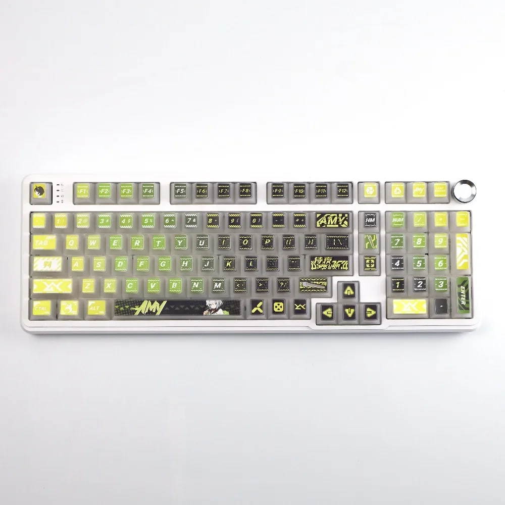 Night attendant keycap PBT hot sublimation mechanical keyboard luminous, fog transparent animation keys gradual change for cross
Night attendant keycap PBT hot sublimation mechanical keyboard luminous, fog transparent animation keys gradual change for cross