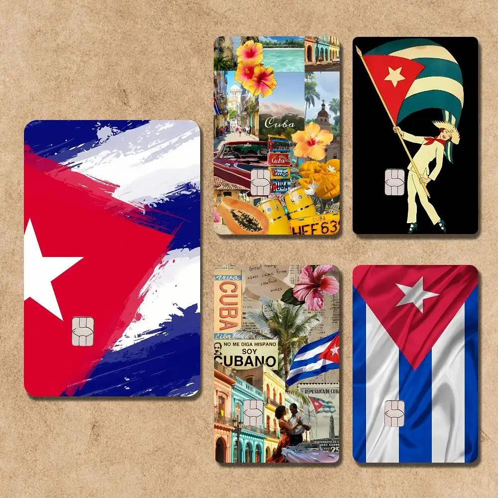 Cuba Flag Aesthetic Card Stickers Credit Visa Debit Bank Charge Card Bus Metro Waterproof Sticker Decal Decoration
Cuba Flag Aesthetic Card Stickers Credit Visa Debit Bank Charge Card Bus Metro Waterproof Sticker Decal Decoration