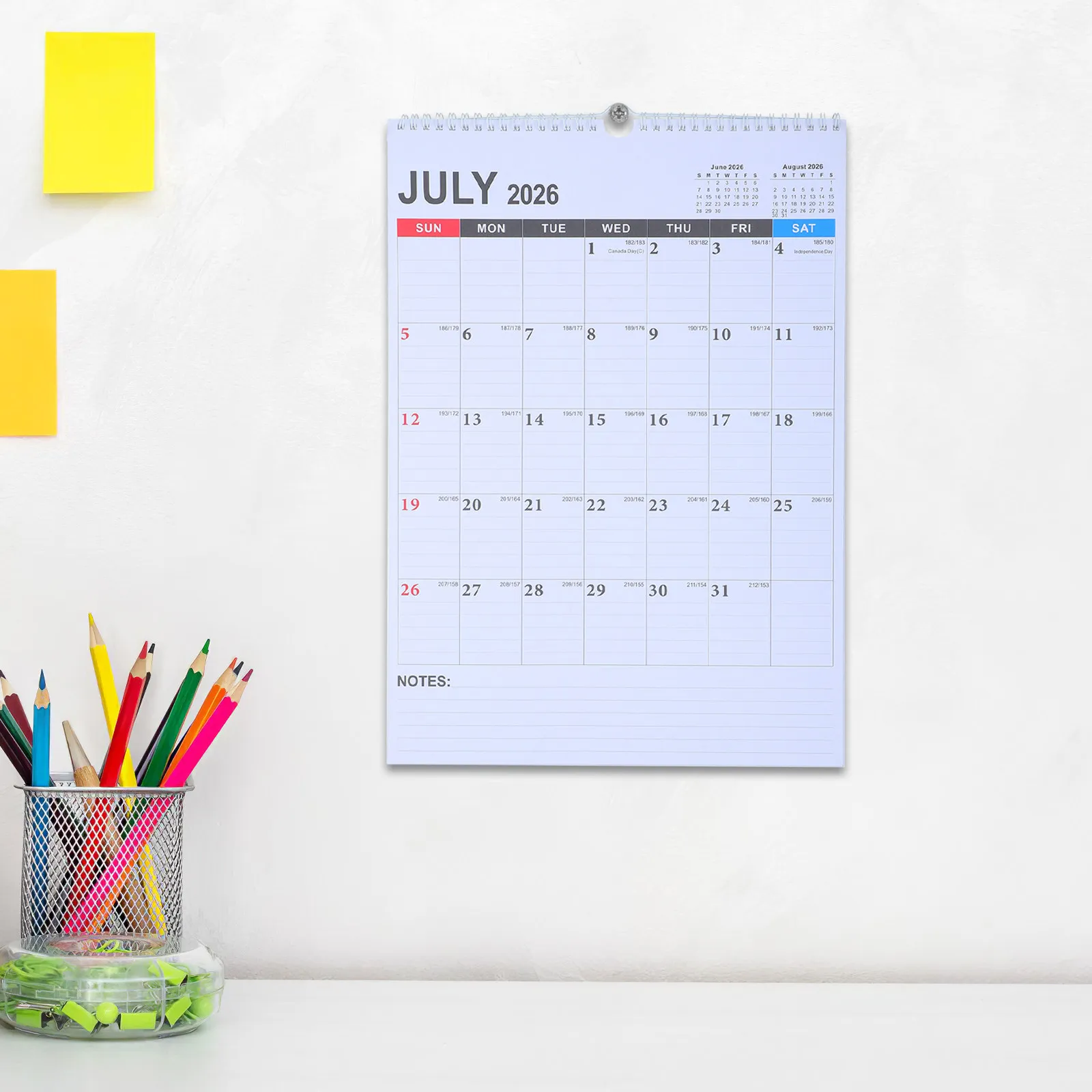 2026-2027 Wall Calendar Large Vertical Spiral Bound Monthly Planner Office Home -Month Yearly Wall Calendar Poster
2026-2027 Wall Calendar Large Vertical Spiral Bound Monthly Planner Office Home -Month Yearly Wall Calendar Poster