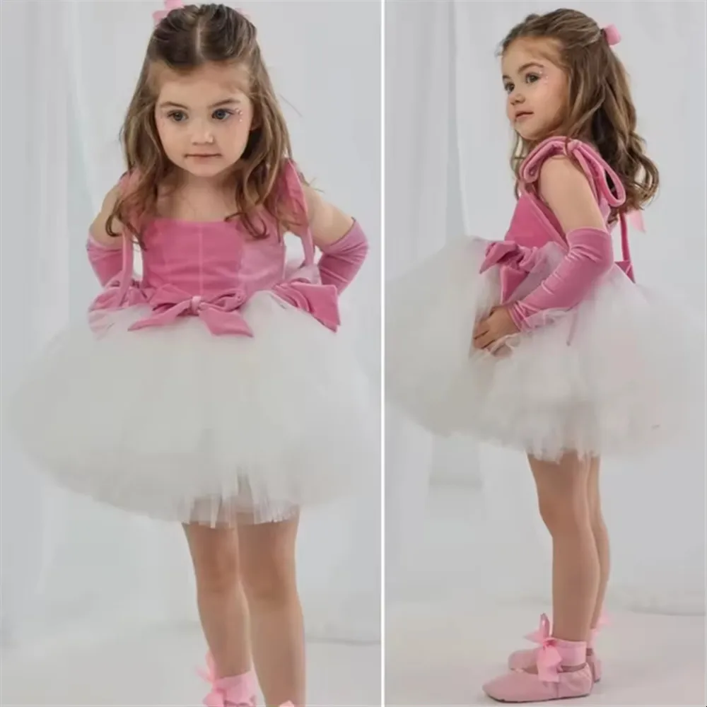 Lovely Pink Flower Girl Dress for Wedding with Bow Knee Length Girl Kids Birthday Party First Holy Communion Gown Customized
Lovely Pink Flower Girl Dress for Wedding with Bow Knee Length Girl Kids Birthday Party First Holy Communion Gown Customized