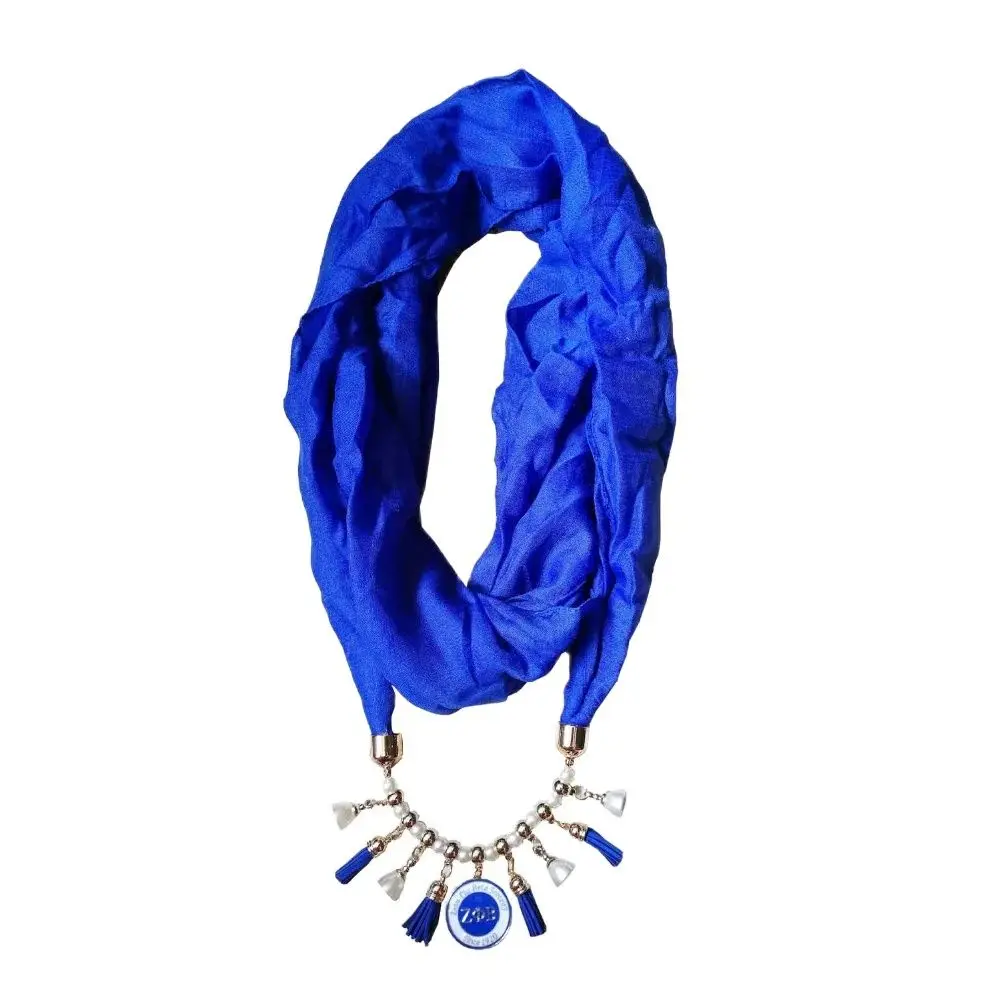 new fashion arrival Charms Drop Pendant Necklace colored Scarves ZPB Sorority Jewelry Wrap custom Scarf Necklace for Women
new fashion arrival Charms Drop Pendant Necklace colored Scarves ZPB Sorority Jewelry Wrap custom Scarf Necklace for Women