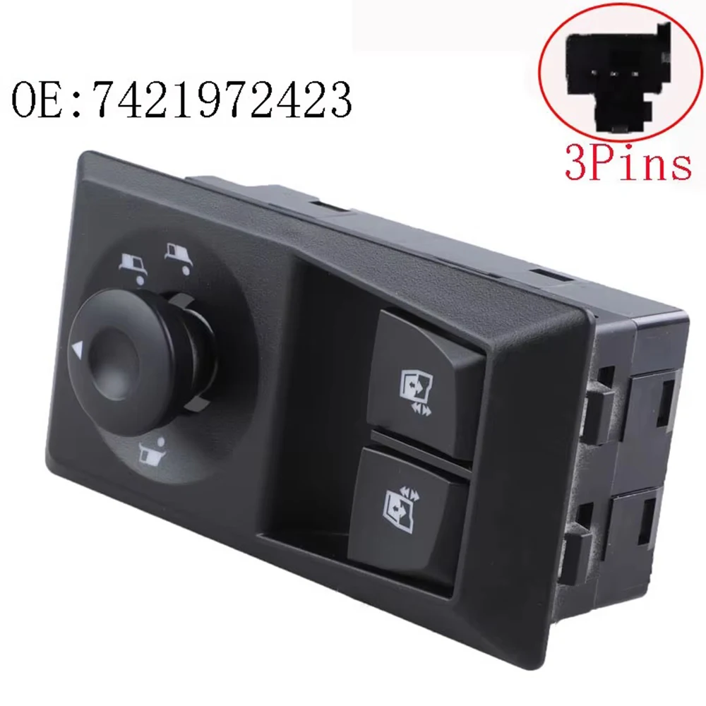 New Car Power Window Switch Door Panel Switch For Renault Trucks 7421972423 Car Accessories
New Car Power Window Switch Door Panel Switch For Renault Trucks 7421972423 Car Accessories