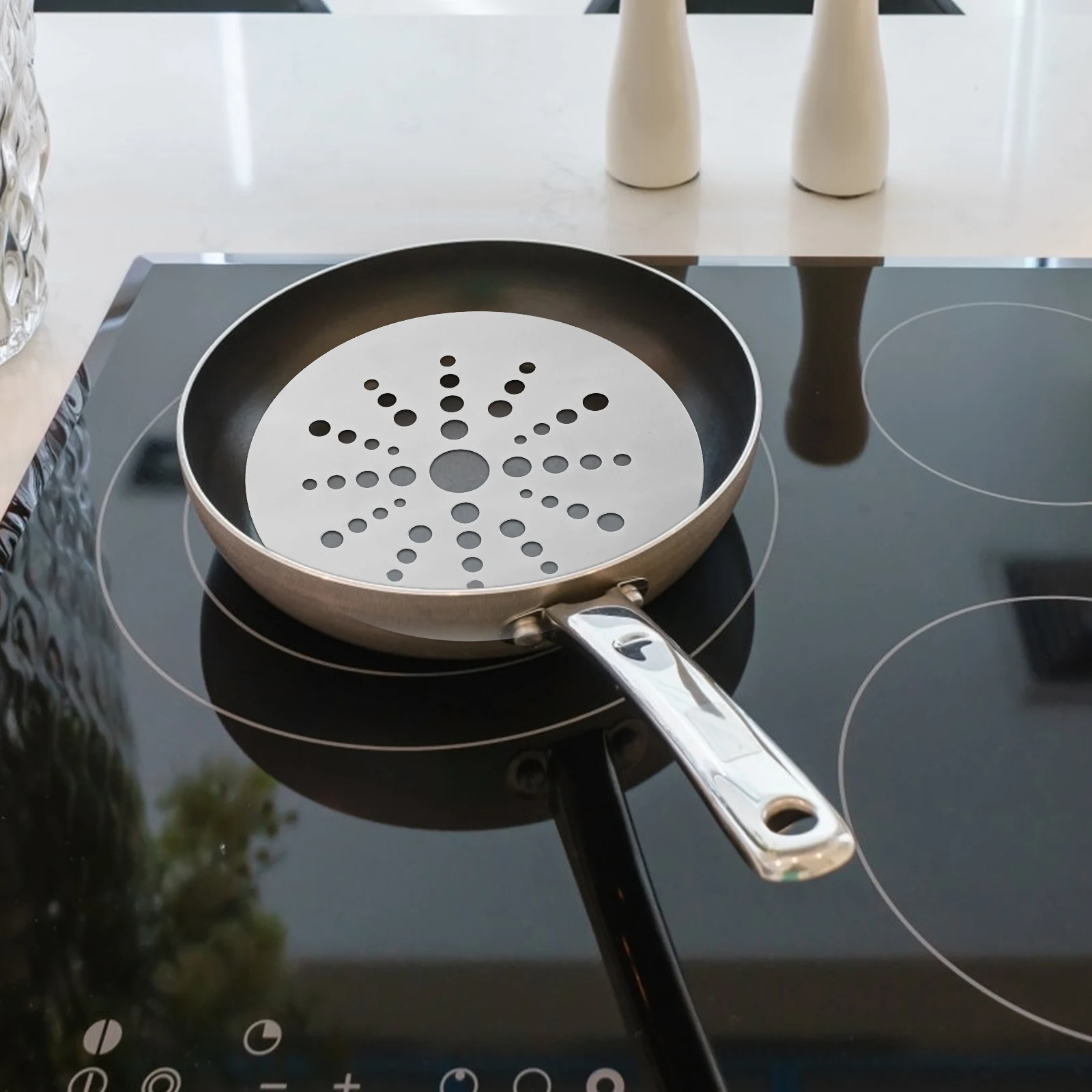 23cm Induction Cooker Casserole Kitchen Cookware Stainless Steel Heat Conduction Sheet Thermal Guide Plate Adapter Converter
23cm Induction Cooker Casserole Kitchen Cookware Stainless Steel Heat Conduction Sheet Thermal Guide Plate Adapter Converter
