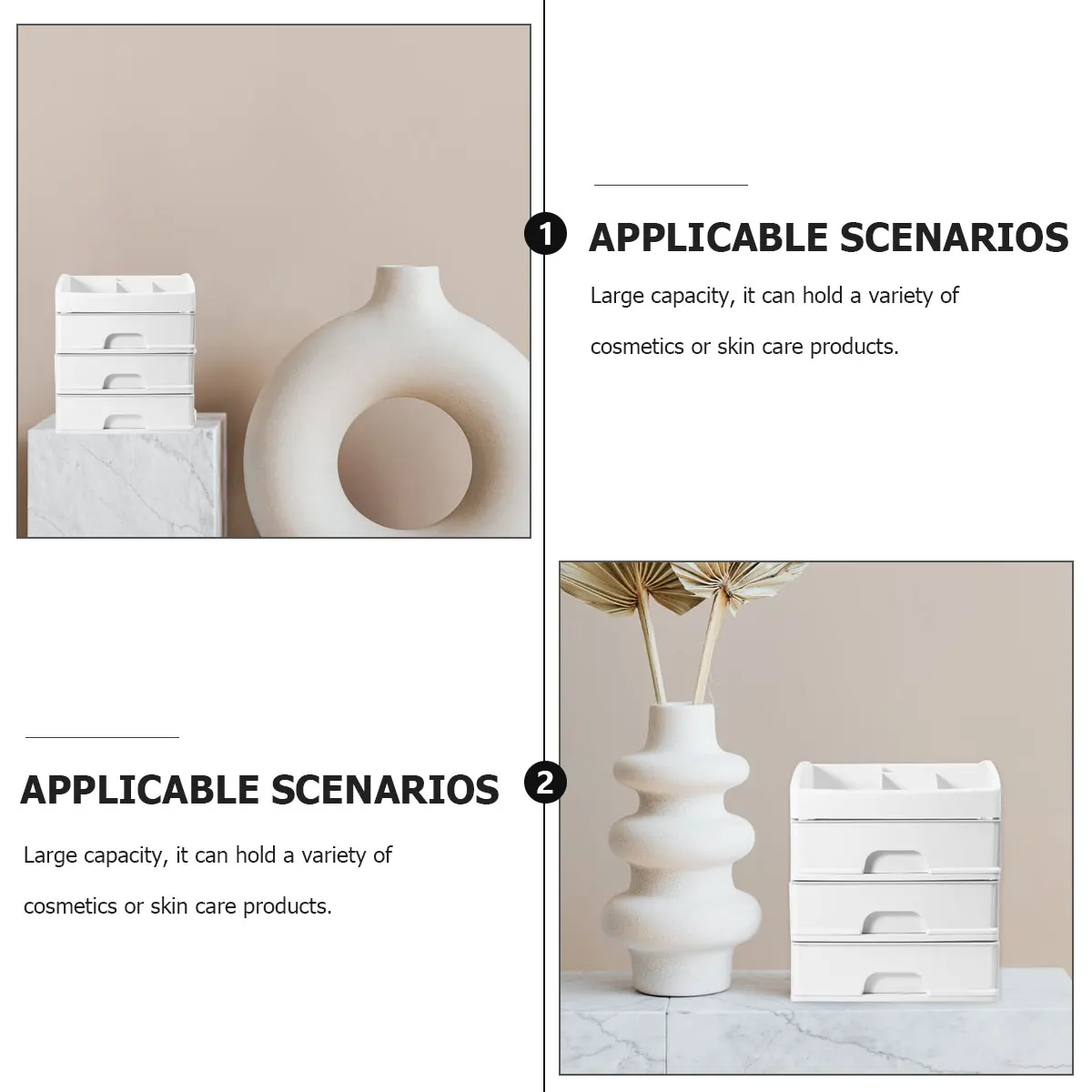 Travel 2 Drawer Plastic Makeup ganizer for Lipsticks Foundations Cosmetics Storage Bathroom Skin Care Accessories Drawer Type
Travel 2 Drawer Plastic Makeup ganizer for Lipsticks Foundations Cosmetics Storage Bathroom Skin Care Accessories Drawer Type
