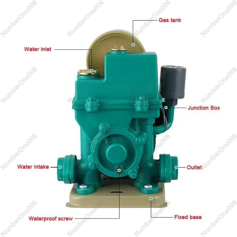 Автоматический самовсасывающий бытовой насос 220В для повышения давления в водопроводе, для холодной воды, бесшумный, с функцией всасывания
Автоматический самовсасывающий бытовой насос 220В для повышения давления в водопроводе, для холодной воды, бесшумный, с функцией всасывания