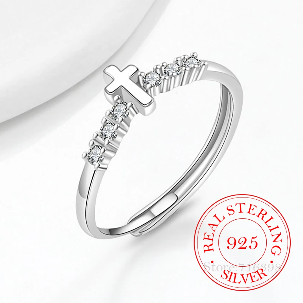925 Sterling Silver Jewelry Luxury Crystal Cross Finger Rings for Women Wedding Party Jewelry For Girls Friend Gift
925 Sterling Silver Jewelry Luxury Crystal Cross Finger Rings for Women Wedding Party Jewelry For Girls Friend Gift