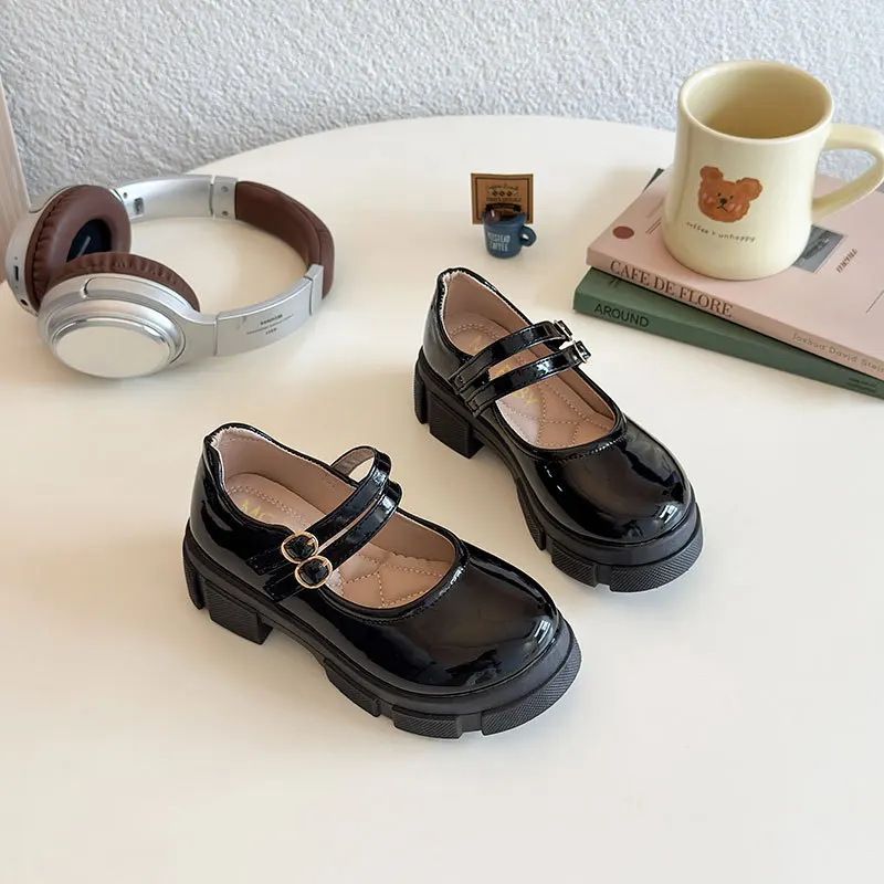 Patent Leather Mary Jane Shoes Girls Punk Thick Heels Lolita Shoes Ankle Double Buckle Platform Pumps Kids Shoes
Patent Leather Mary Jane Shoes Girls Punk Thick Heels Lolita Shoes Ankle Double Buckle Platform Pumps Kids Shoes