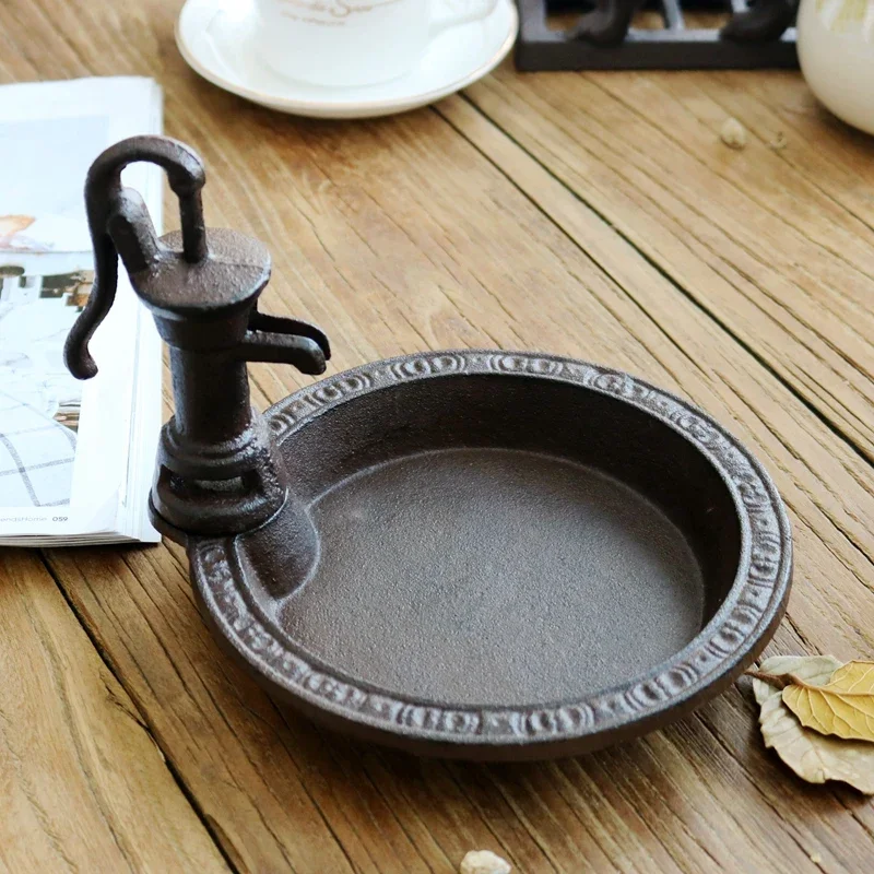 Retro cast iron pressurized water machine decorative plate storage plate creative personality home decoration ornaments
Retro cast iron pressurized water machine decorative plate storage plate creative personality home decoration ornaments