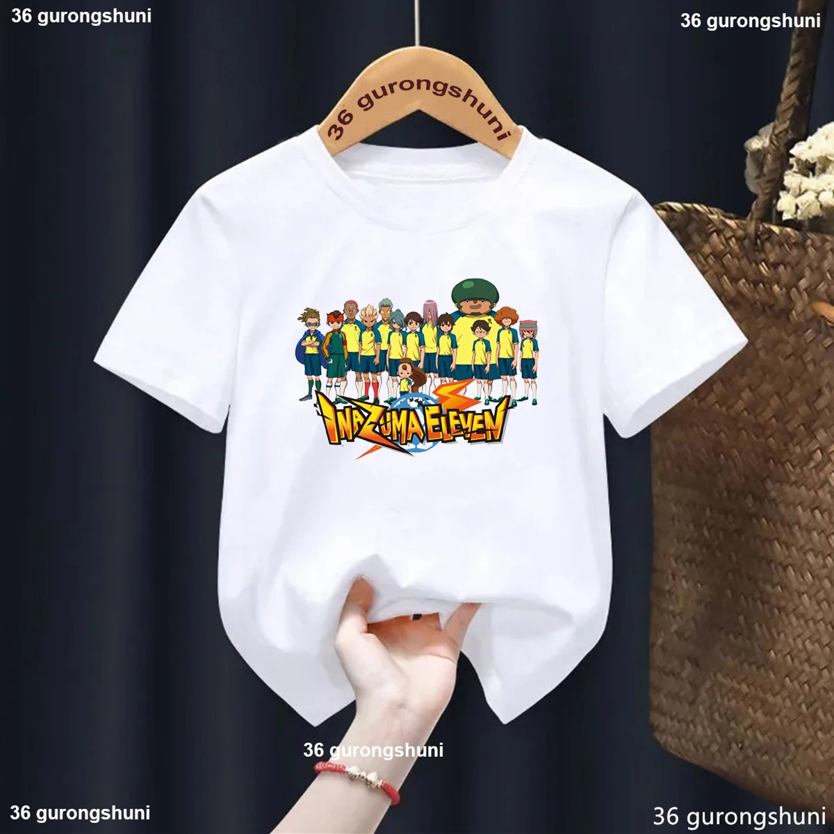 Футболка Inazuma Eleven Go в стиле аниме, детские топы с круглым вырезом и мультяшным принтом, одежда для мальчиков и девочек, лето 2021, топы с короткими рукавами, оптовая продажа
Футболка Inazuma Eleven Go в стиле аниме, детские топы с круглым вырезом и мультяшным принтом, одежда для мальчиков и девочек, лето 2021, топы с короткими рукавами, оптовая продажа