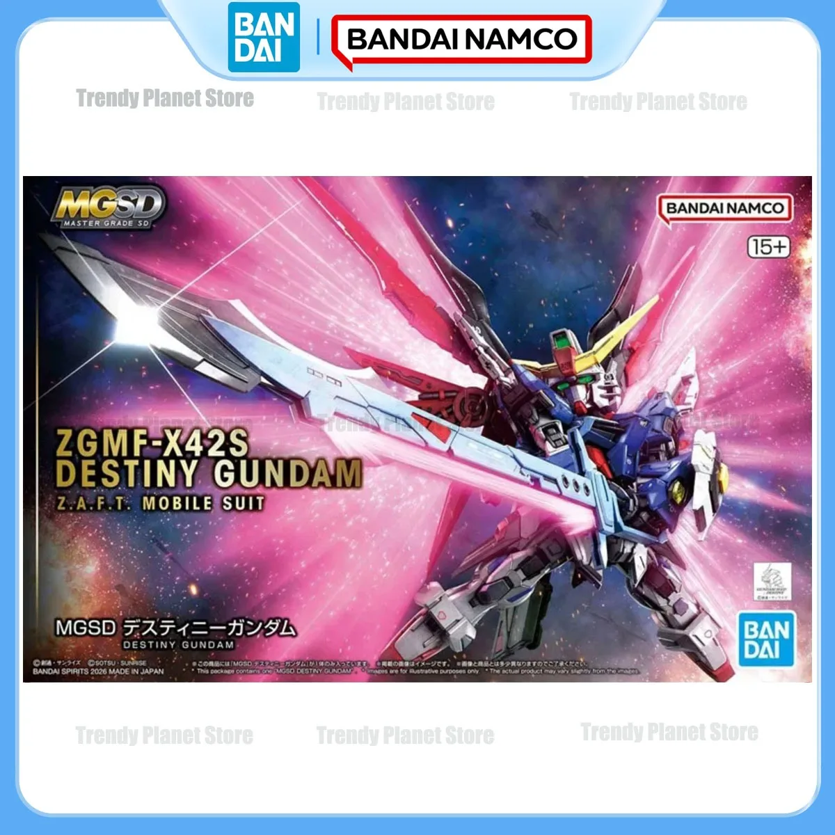 Коллекционная сборная модель Bandai MGSD Master Grade SD 1/100 ZGMF-X42S Destiny Gundam (аниме-фигурка)
Коллекционная сборная модель Bandai MGSD Master Grade SD 1/100 ZGMF-X42S Destiny Gundam (аниме-фигурка)