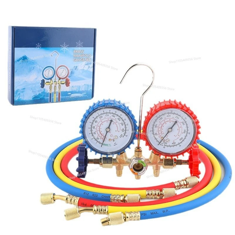 For Pressure Gauge for Air Conditioner 536 Household Air Conditioner Fluoride Double Meter Automobile Fluoride Set R134a
For Pressure Gauge for Air Conditioner 536 Household Air Conditioner Fluoride Double Meter Automobile Fluoride Set R134a