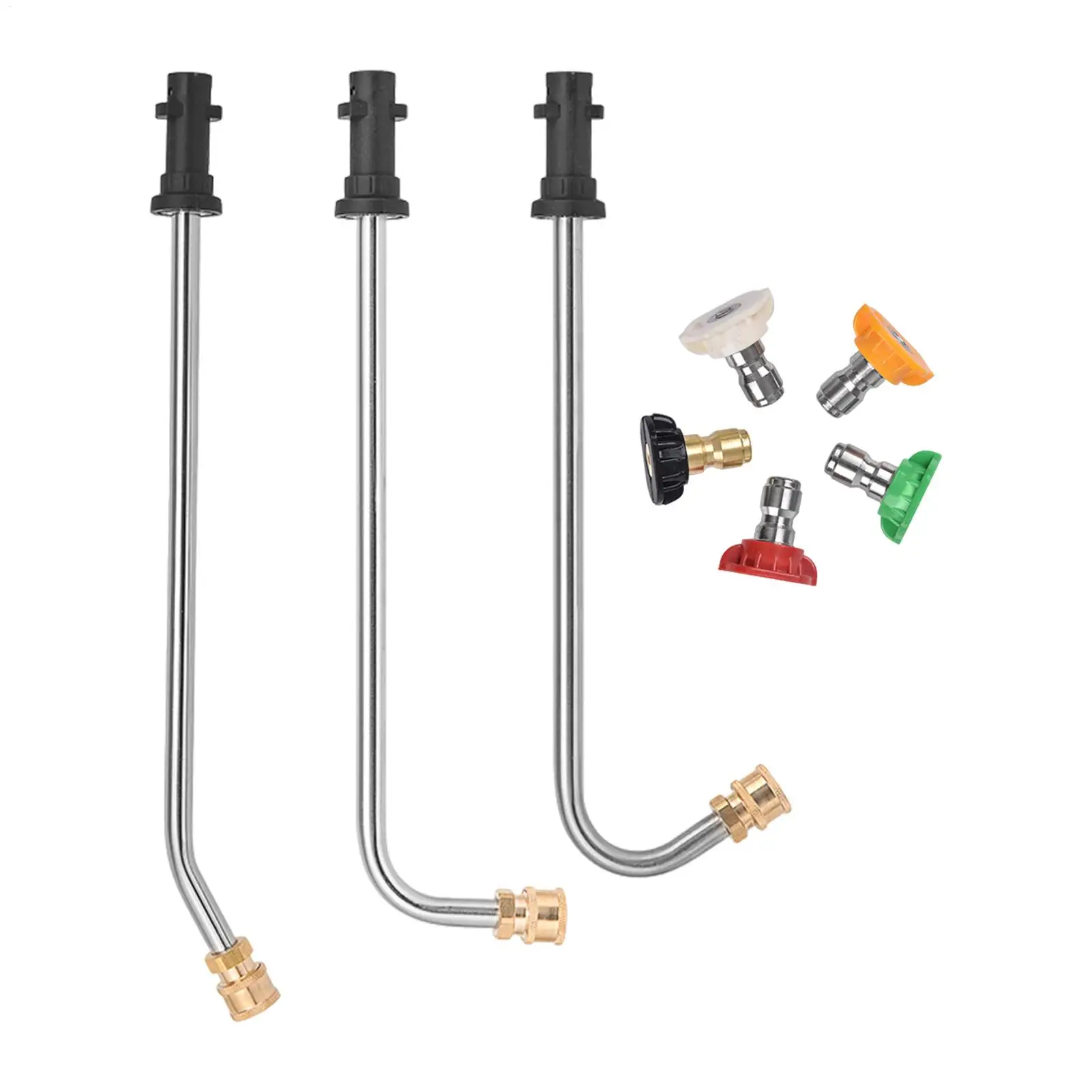 Pressure Washer Extension Wand Gutter Cleaner Attachment Long Pressure Washer Wand With 5 Spray Nozzle Tips For Outdoor Garden
Pressure Washer Extension Wand Gutter Cleaner Attachment Long Pressure Washer Wand With 5 Spray Nozzle Tips For Outdoor Garden