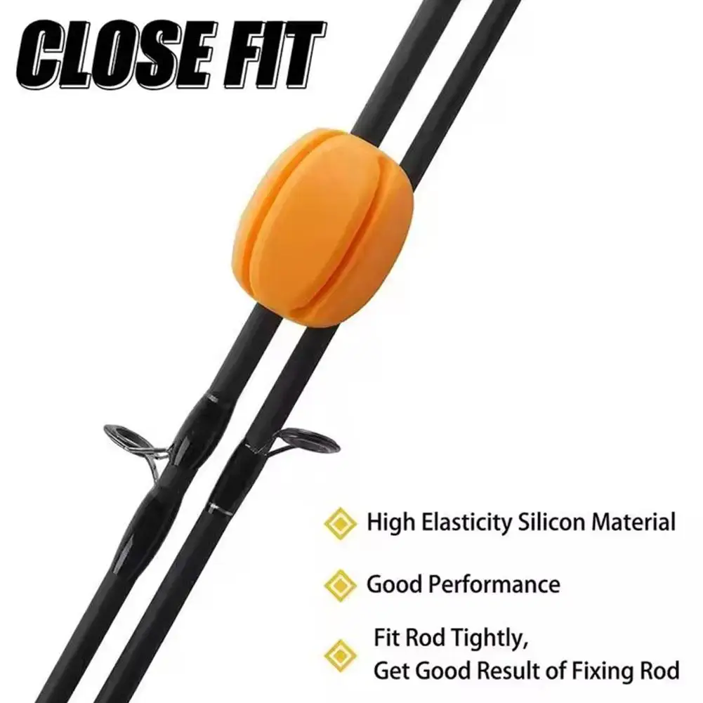 Silicone Fishing Rod Clip with Ball 5 Hole Fishing Protective Fishing Rod Ball Ball Multifunctional Storage Holder Tool Fix T8G4
Silicone Fishing Rod Clip with Ball 5 Hole Fishing Protective Fishing Rod Ball Ball Multifunctional Storage Holder Tool Fix T8G4