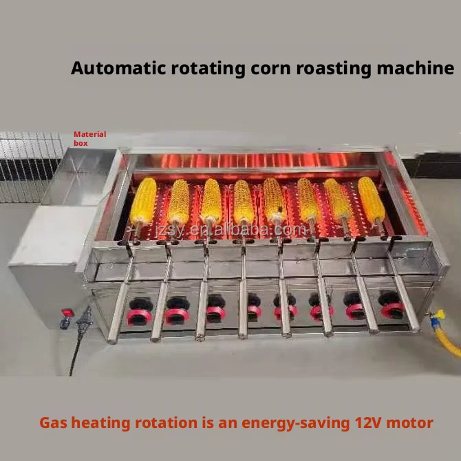 Hot Selling Automatic Rotary Corn Roasting Machine Easy to Operate Small Corn Roaster Gas-powered Maize BBQ Machine for Sale
Hot Selling Automatic Rotary Corn Roasting Machine Easy to Operate Small Corn Roaster Gas-powered Maize BBQ Machine for Sale