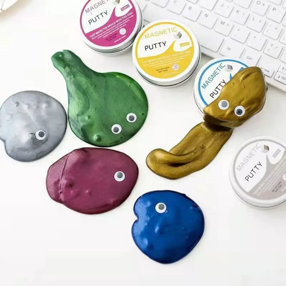 Resin Magnetic Bouncing Mud Ferrofluid High Stretch Magnetic Suction Clay Interesting with Magnet Mud Playdough Kids Toys
Resin Magnetic Bouncing Mud Ferrofluid High Stretch Magnetic Suction Clay Interesting with Magnet Mud Playdough Kids Toys