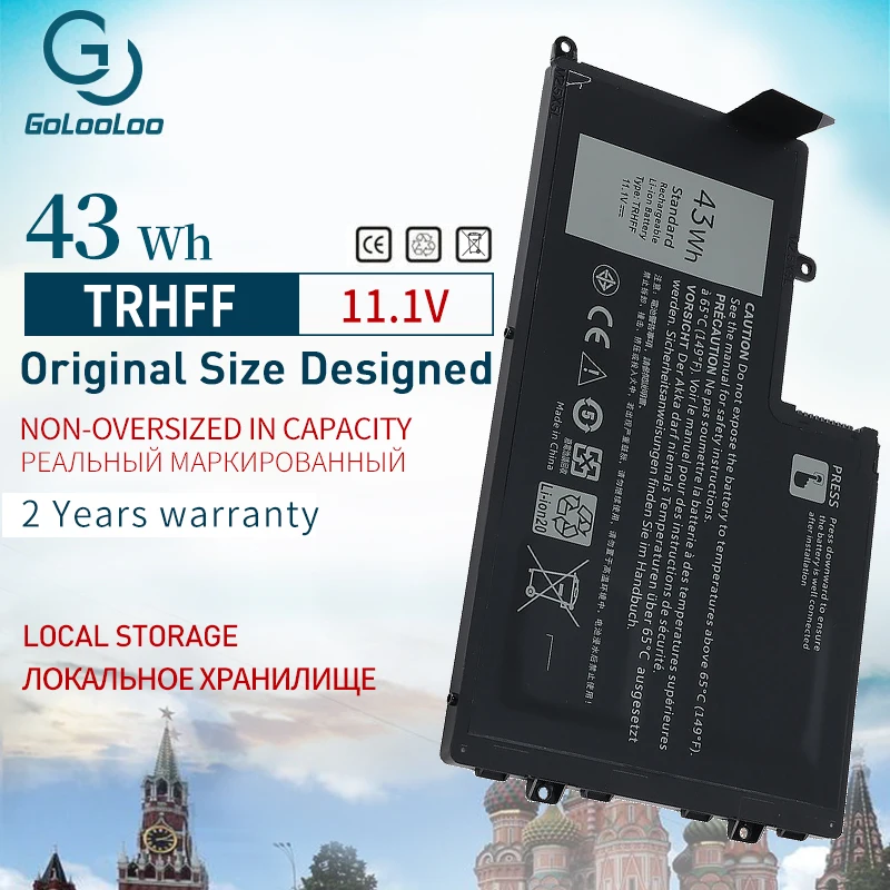Аккумулятор TRHFF P39F P49G 43Wh для ноутбука Dell Inspiron 15-5547 5547 5548 5545 5542 N5547 N5447 Latitude 14 3450 15 E3450 E3550
Аккумулятор TRHFF P39F P49G 43Wh для ноутбука Dell Inspiron 15-5547 5547 5548 5545 5542 N5547 N5447 Latitude 14 3450 15 E3450 E3550