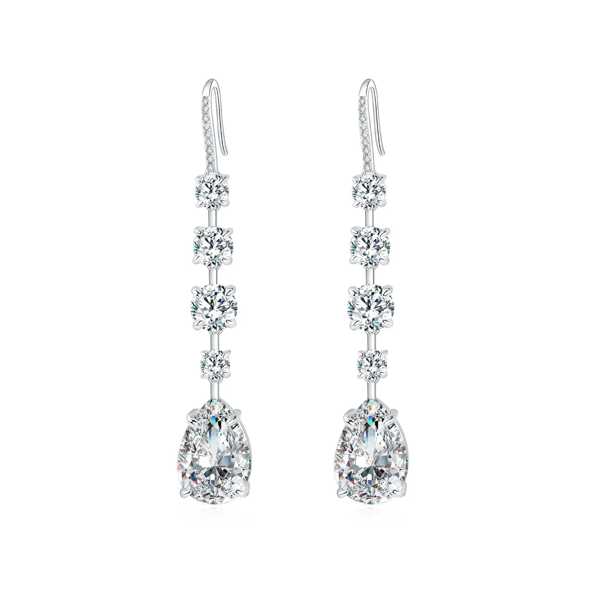New S925 sterling silver jewelry earrings temperament wild long earrings female silver jewelry wholesale
New S925 sterling silver jewelry earrings temperament wild long earrings female silver jewelry wholesale