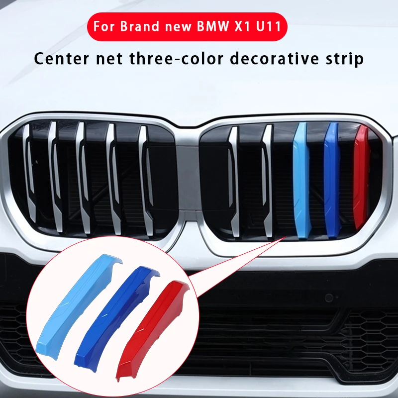 For BMW X1 U11 2023-2024 Three-color Grille Buckle Car Grill Stripes Front Grid Clips Cover Strips Trim Accessories
For BMW X1 U11 2023-2024 Three-color Grille Buckle Car Grill Stripes Front Grid Clips Cover Strips Trim Accessories