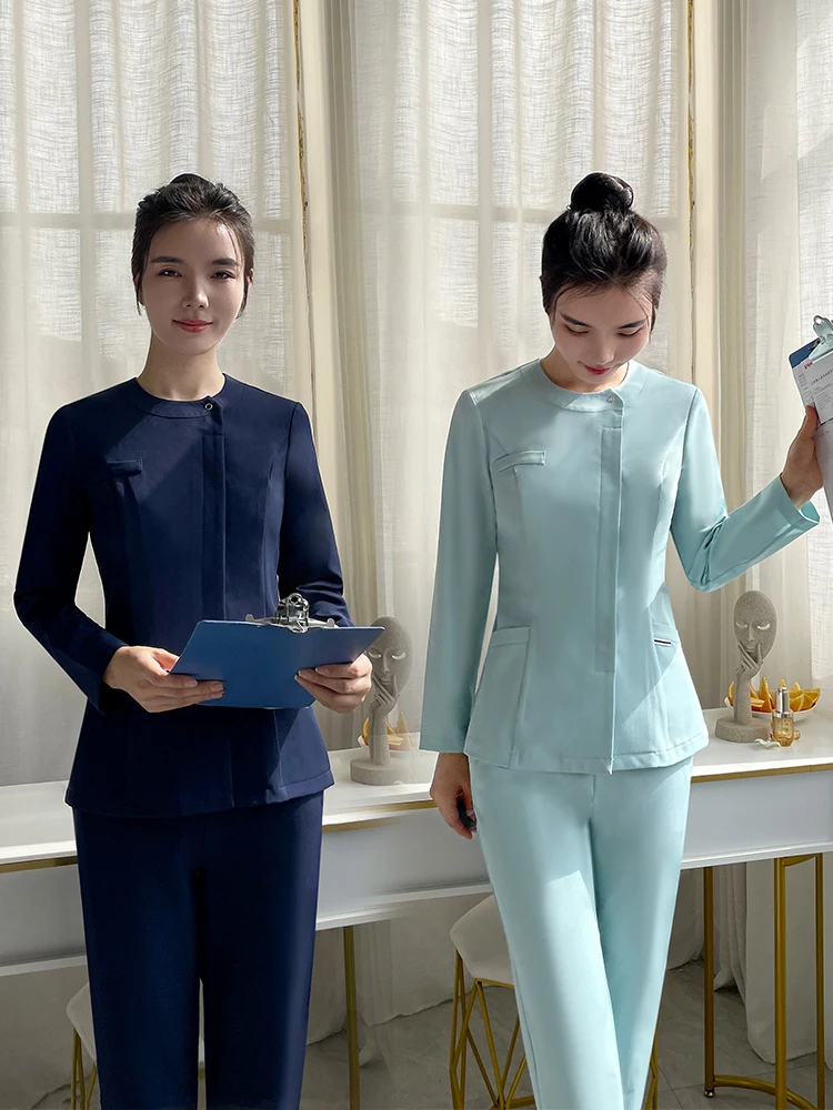 Elastic Long Sleeve Dental Oral Care Nurse Suit Spring Autumn Separate Set Postpartum Mother And Baby Nursing Work Uniform
Elastic Long Sleeve Dental Oral Care Nurse Suit Spring Autumn Separate Set Postpartum Mother And Baby Nursing Work Uniform