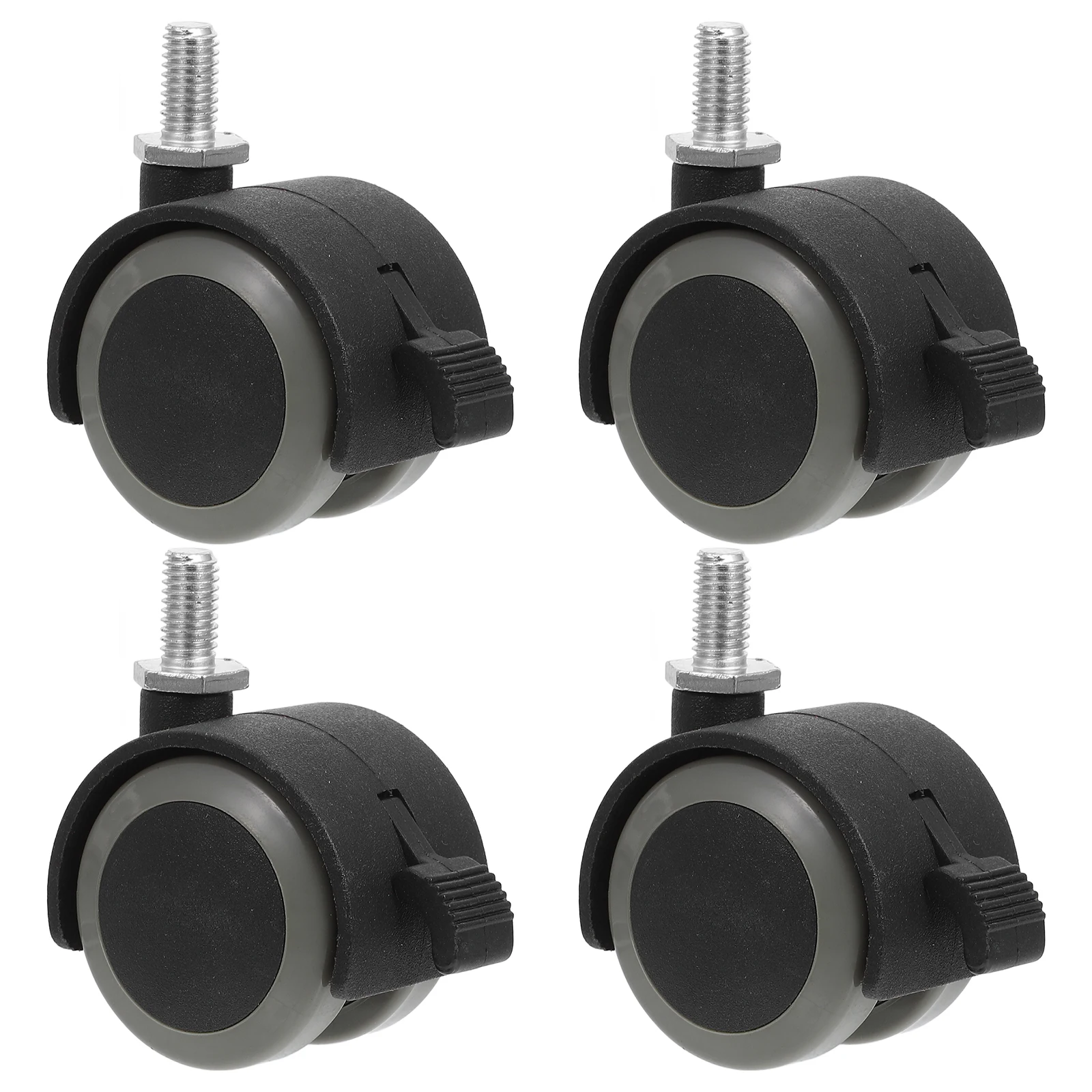 4pcs Heavy Duty Swivel Casters 15mm Thread Desk Chair Wheels Replacement Furniture Accessories 132lbs Capacity Smooth
4pcs Heavy Duty Swivel Casters 15mm Thread Desk Chair Wheels Replacement Furniture Accessories 132lbs Capacity Smooth