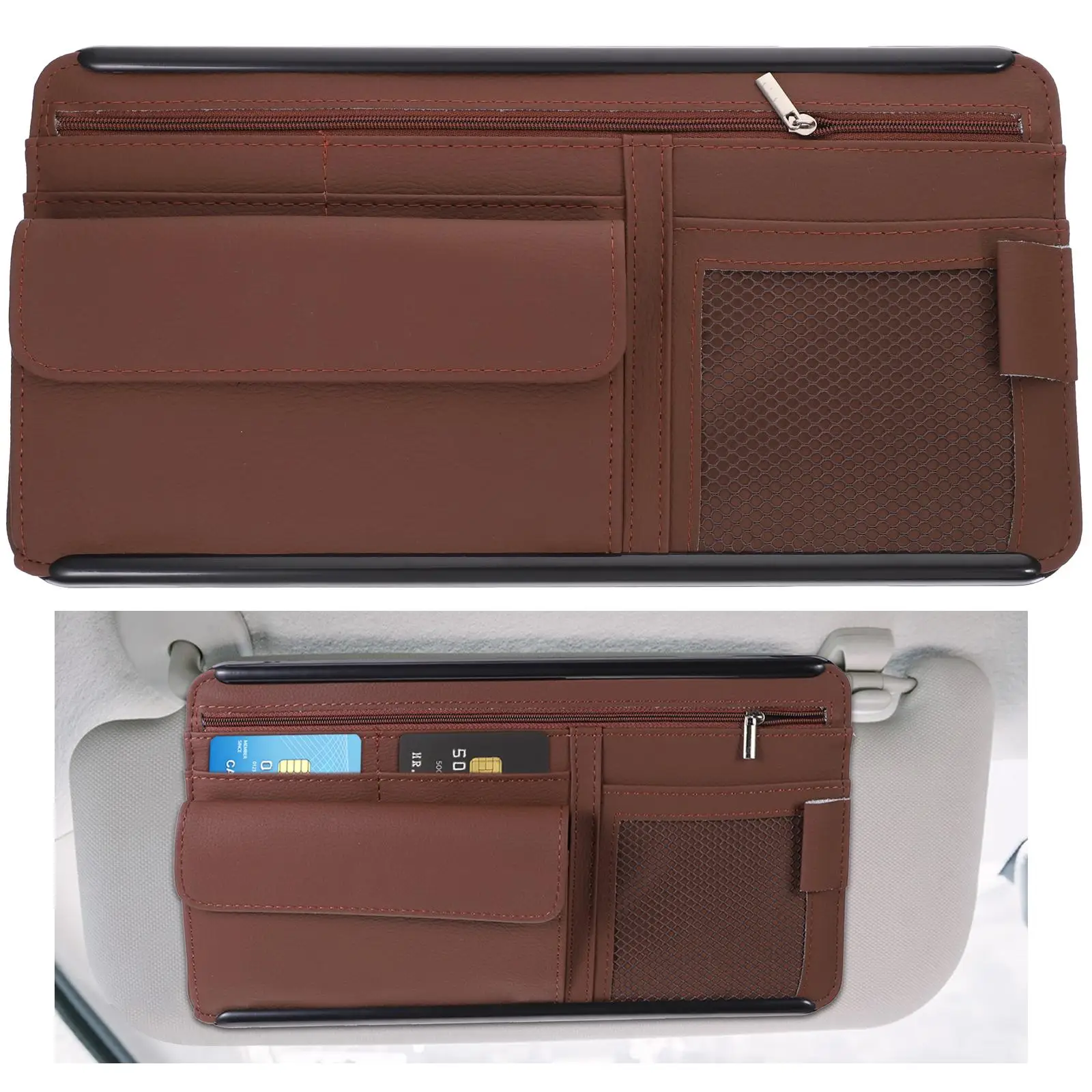 Visor Organizer ABS PU Plastic Sunglasses Holder Multiple Pockets Storage Bag Visor Accessories Truck SUV RV Safe
Visor Organizer ABS PU Plastic Sunglasses Holder Multiple Pockets Storage Bag Visor Accessories Truck SUV RV Safe