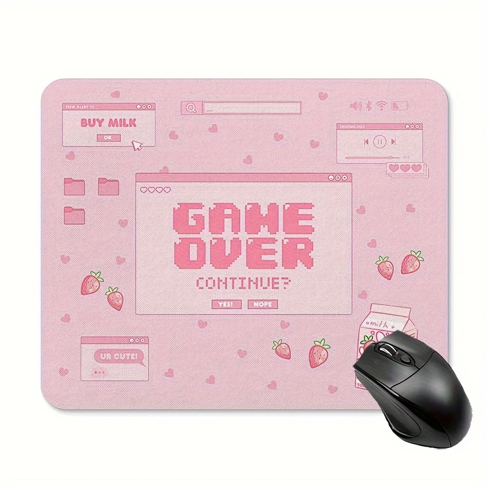Розовый игровой коврик для мыши, нескользящий коврик для мыши для компьютеров, аксессуары для ноутбуков, коврик для стола, игровой коврик, органайзер для стола
Розовый игровой коврик для мыши, нескользящий коврик для мыши для компьютеров, аксессуары для ноутбуков, коврик для стола, игровой коврик, органайзер для стола