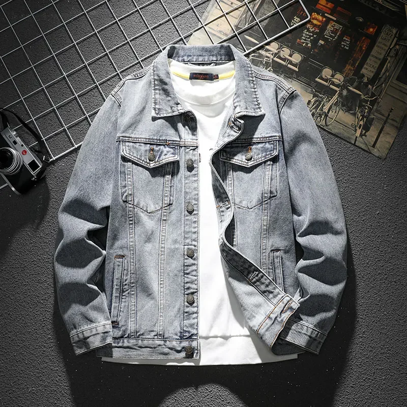 Baggy Casual Denim Jacket Male 2023 New High Street Fashion Retro Blue Loose Jacket Cargo Coat Male Brand Clothing M-5XL
Baggy Casual Denim Jacket Male 2023 New High Street Fashion Retro Blue Loose Jacket Cargo Coat Male Brand Clothing M-5XL