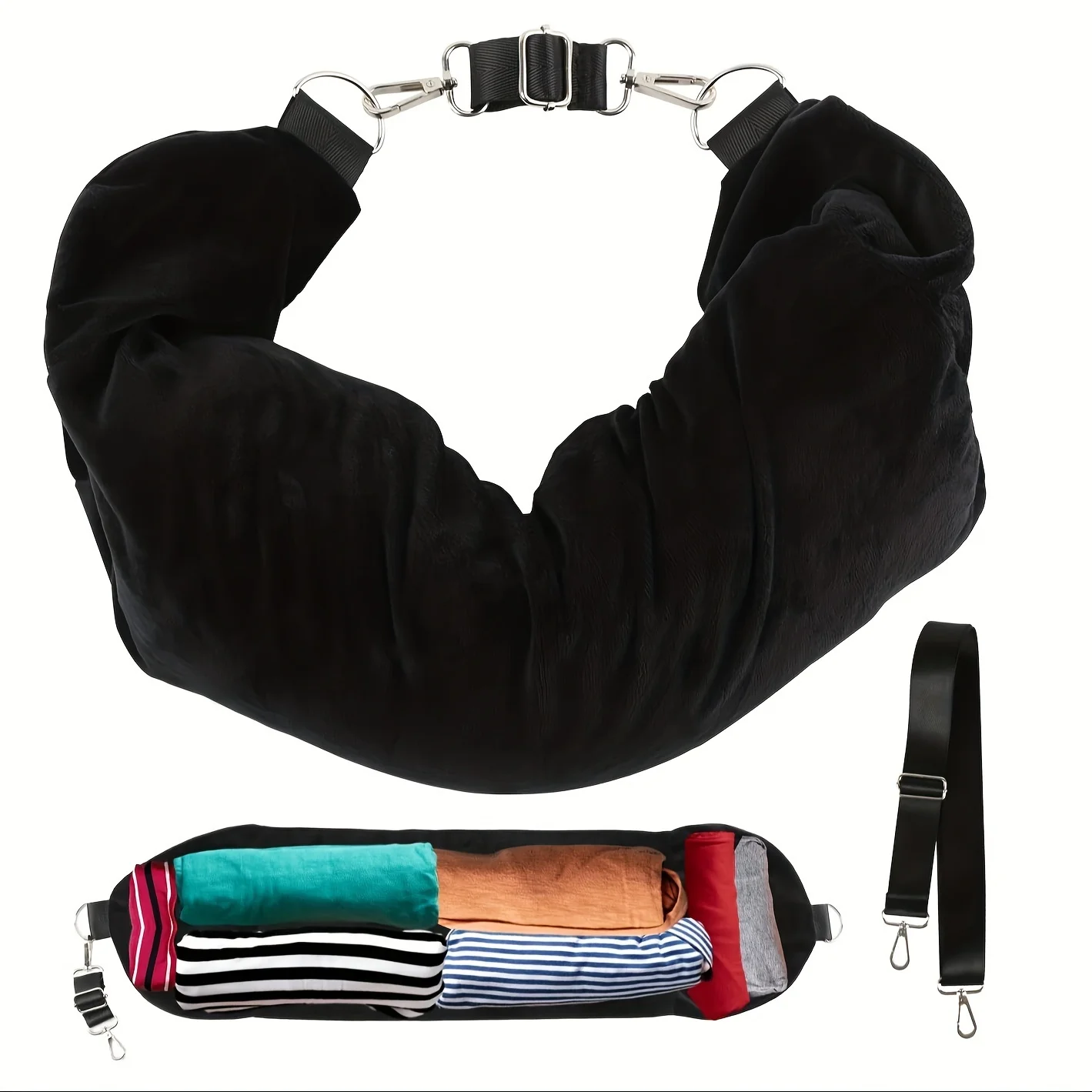 1pc Compact & Cozy Travel Neck Pillow – Luxurious Plush Comfort – Lightweight, Inflatable, Versatile Use for Flights, Road T
1pc Compact & Cozy Travel Neck Pillow – Luxurious Plush Comfort – Lightweight, Inflatable, Versatile Use for Flights, Road T