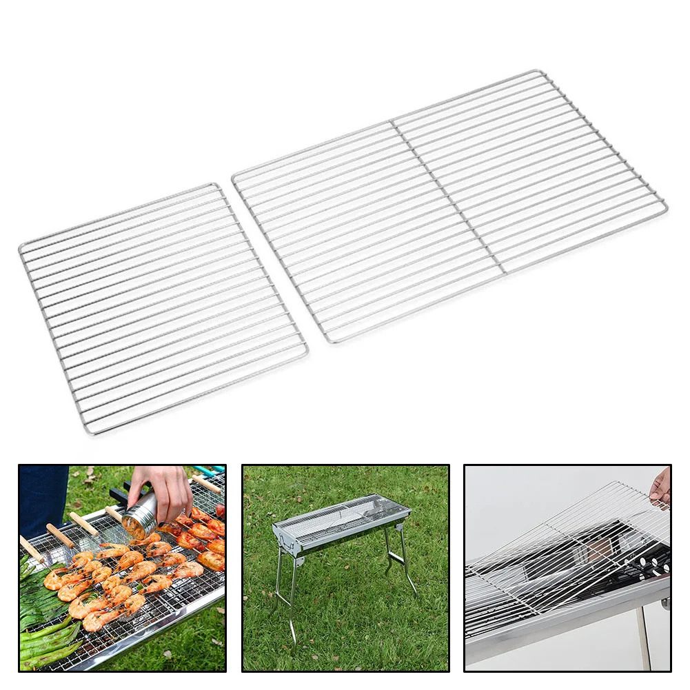 Square BBQ Grill 304 Stainless Steel Mesh BBQ Grills Grate Grid Wire Rack Carbon Cooking Baking Net Korean Barbecue
Square BBQ Grill 304 Stainless Steel Mesh BBQ Grills Grate Grid Wire Rack Carbon Cooking Baking Net Korean Barbecue