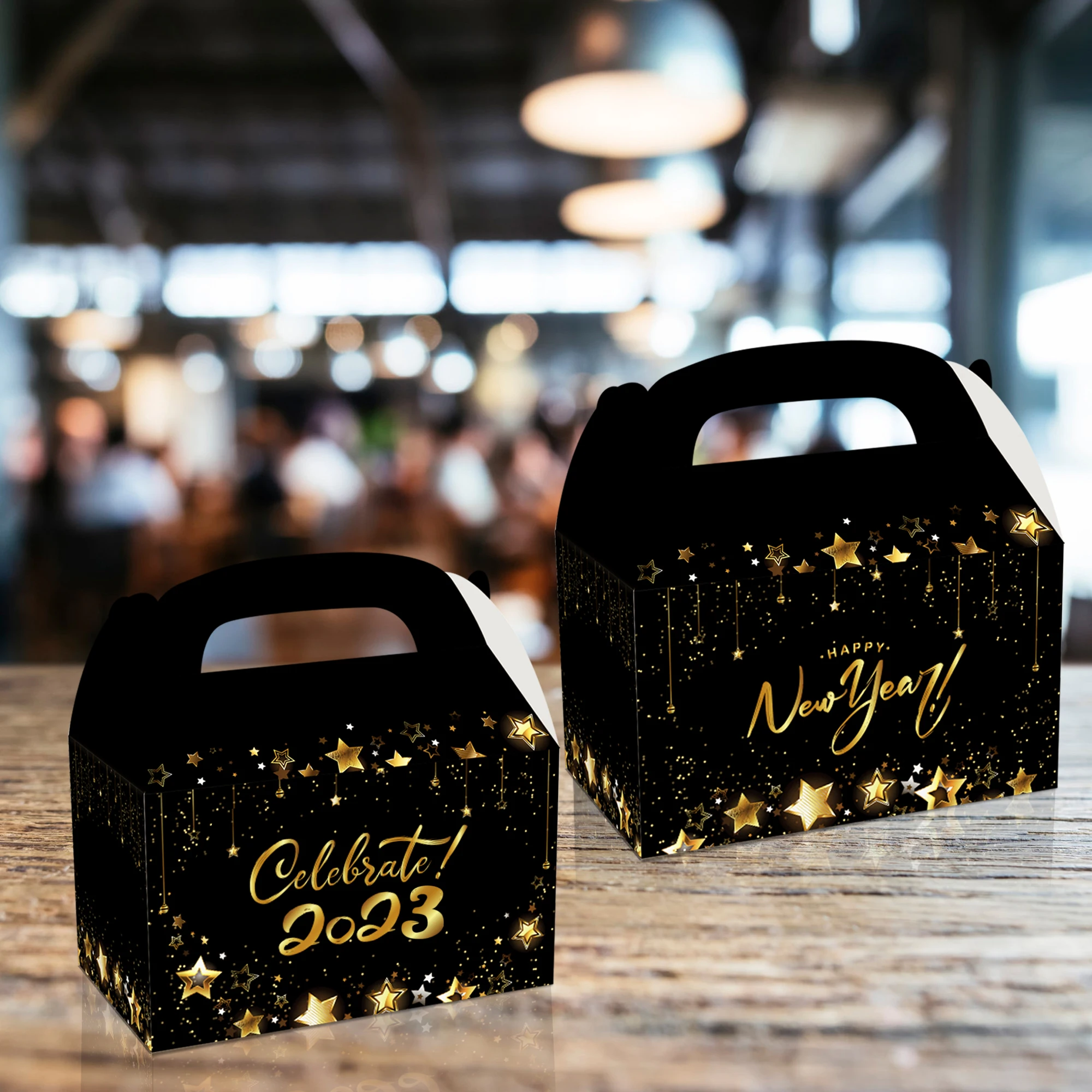 DD067 4Pcs Portable Paper Gift Boxes Happy New Year Birthday Baby Shower Party Candy Cake Packing Gift Decorations
DD067 4Pcs Portable Paper Gift Boxes Happy New Year Birthday Baby Shower Party Candy Cake Packing Gift Decorations