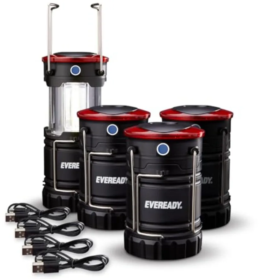 Outdoor and camp lanterns, collapsible rechargeable design, white, 300 lumens brightness with USB charging and included micro-U
Outdoor and camp lanterns, collapsible rechargeable design, white, 300 lumens brightness with USB charging and included micro-U