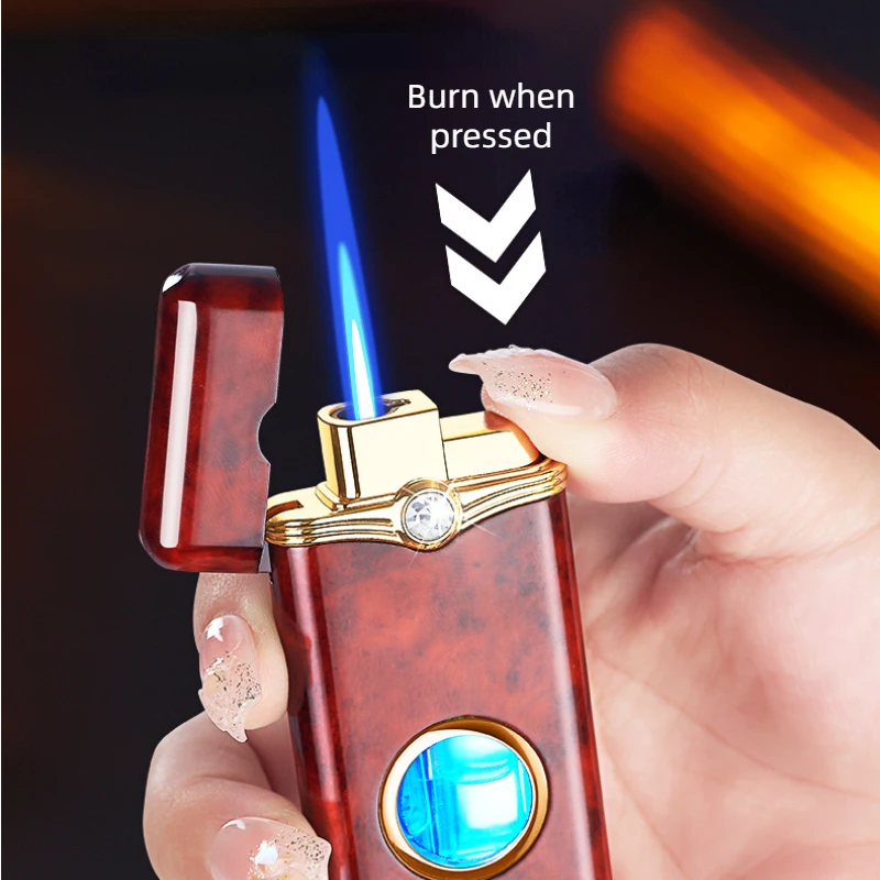 Simple Net Windproof Lighter Inflatable Blue Flame with Light Metal Gift Idea for Your Boyfriend Straight Away Personalized Gift
Simple Net Windproof Lighter Inflatable Blue Flame with Light Metal Gift Idea for Your Boyfriend Straight Away Personalized Gift