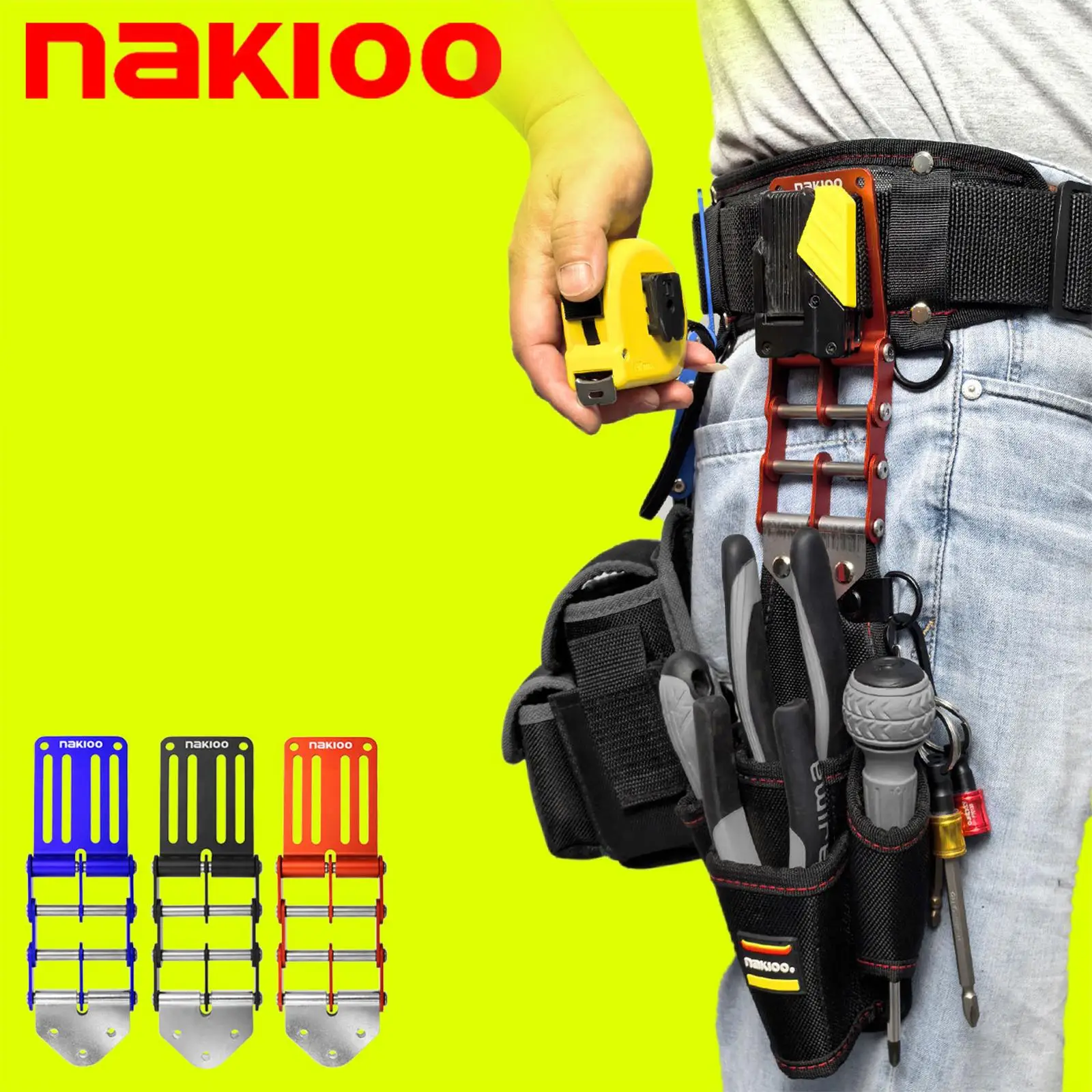 Universal Quick Release Aluminum Alloy Tool Belt Buckle Heavy Duty Conversion Kit for Tool Bags Waist Tool Belt Holder
Universal Quick Release Aluminum Alloy Tool Belt Buckle Heavy Duty Conversion Kit for Tool Bags Waist Tool Belt Holder