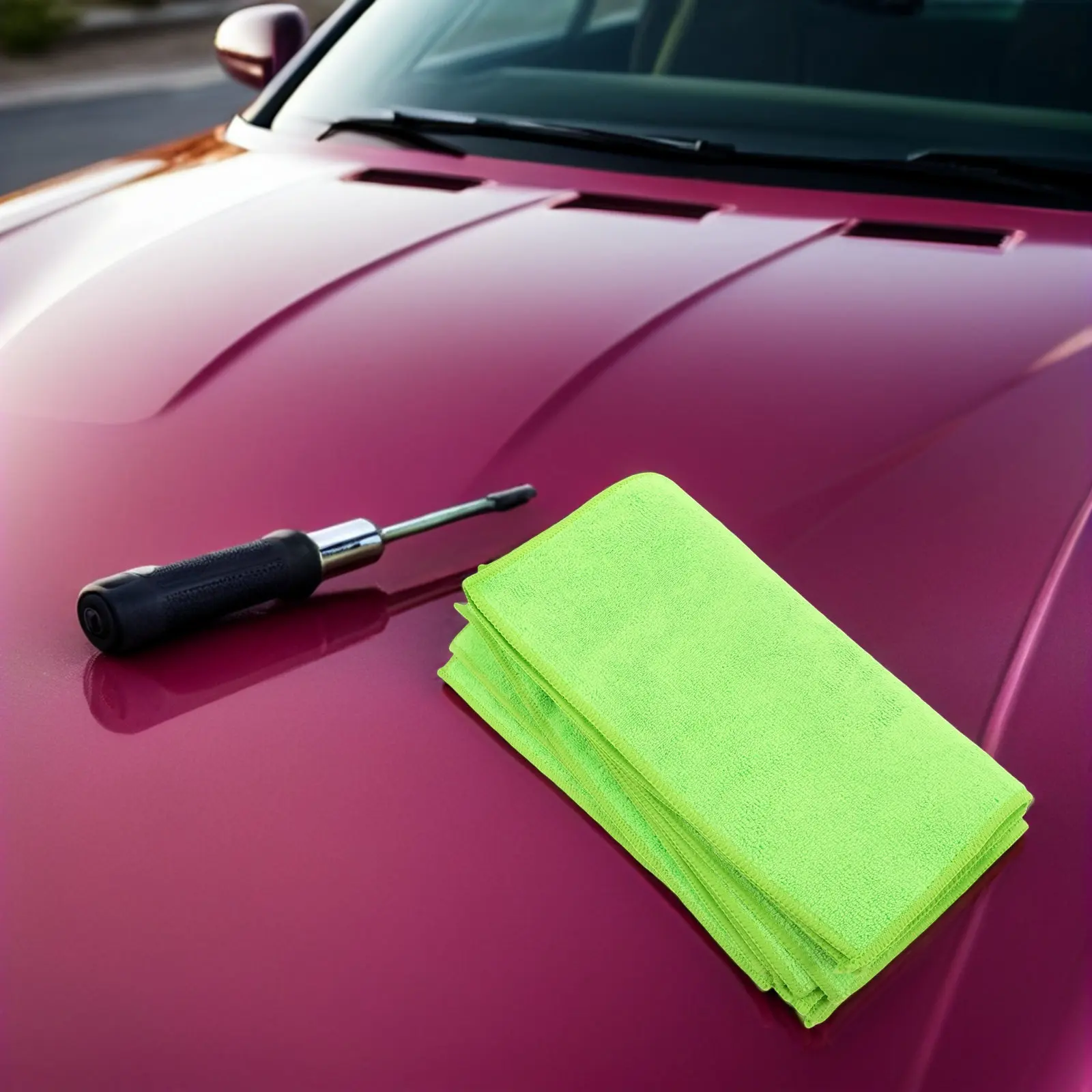 10Pcs Microfiber Car Cleaning Cloth Green Multi-Purpose Car Interior Exterior Detailing Polishing Buffing Towels 30x30cm
10Pcs Microfiber Car Cleaning Cloth Green Multi-Purpose Car Interior Exterior Detailing Polishing Buffing Towels 30x30cm