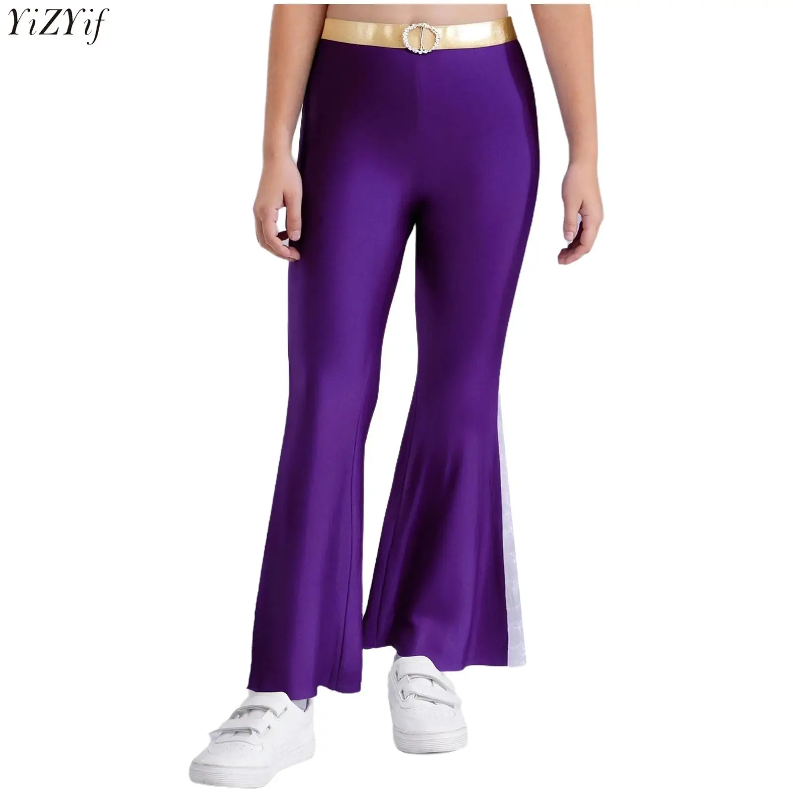 Kids Girls 80's Disco Dance Pants Elastic Waist Hippie Pants Patchwork Bell Bottoms Flared Pants Ballroom Performance Costume
Kids Girls 80's Disco Dance Pants Elastic Waist Hippie Pants Patchwork Bell Bottoms Flared Pants Ballroom Performance Costume
