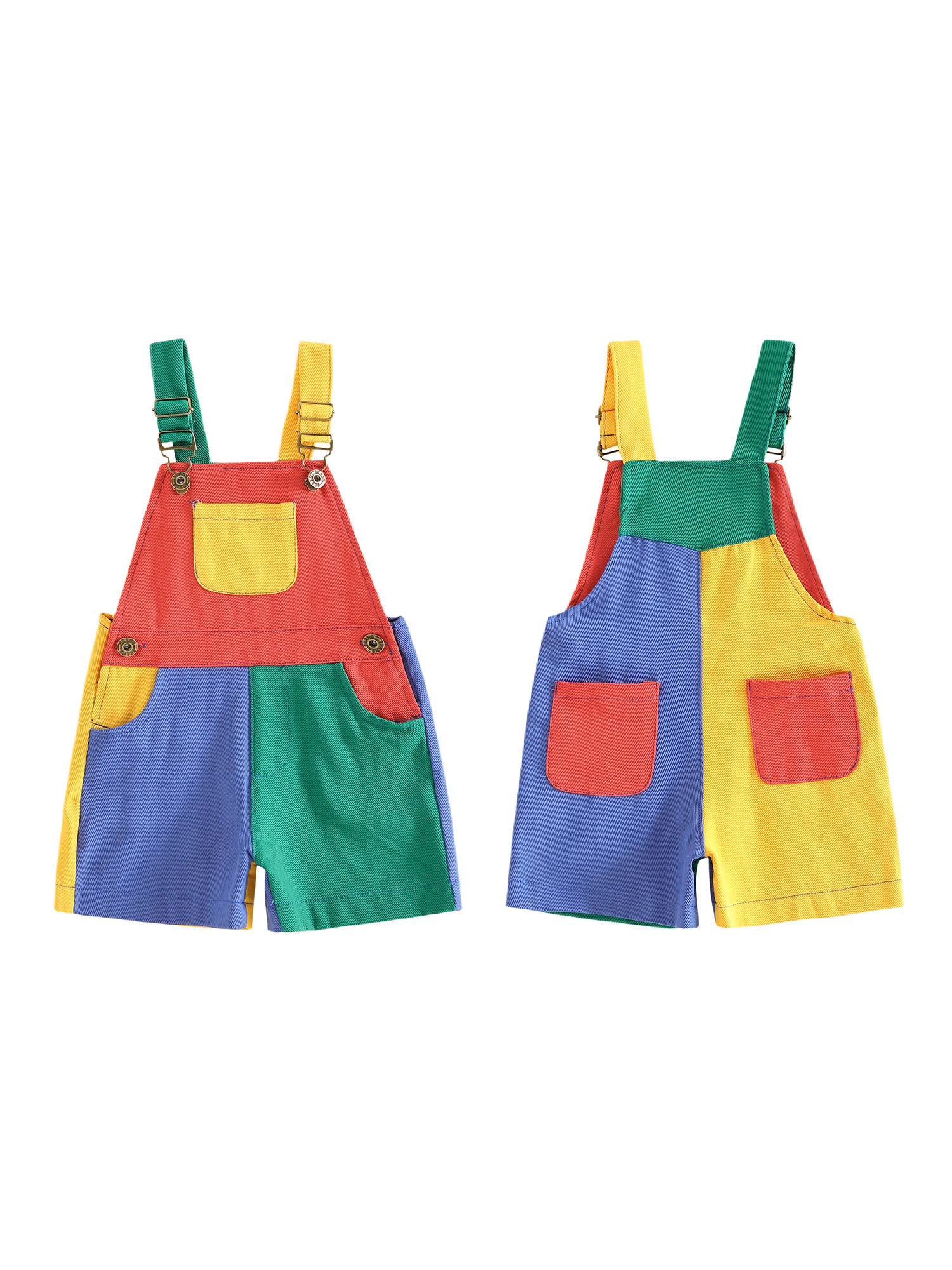 Children s Unisex Denim Overall Shorts Stylish Two-Tone Summer Romper with Convenient Pockets for Everyday Wear
Children s Unisex Denim Overall Shorts Stylish Two-Tone Summer Romper with Convenient Pockets for Everyday Wear