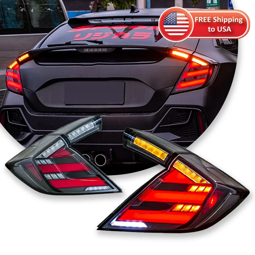 Автомобильные фонари для Honda Civic 10-го поколения 2016-2021: задние LED-фонари с проектором, дневные ходовые огни, автомобильные аксессуары
Автомобильные фонари для Honda Civic 10-го поколения 2016-2021: задние LED-фонари с проектором, дневные ходовые огни, автомобильные аксессуары